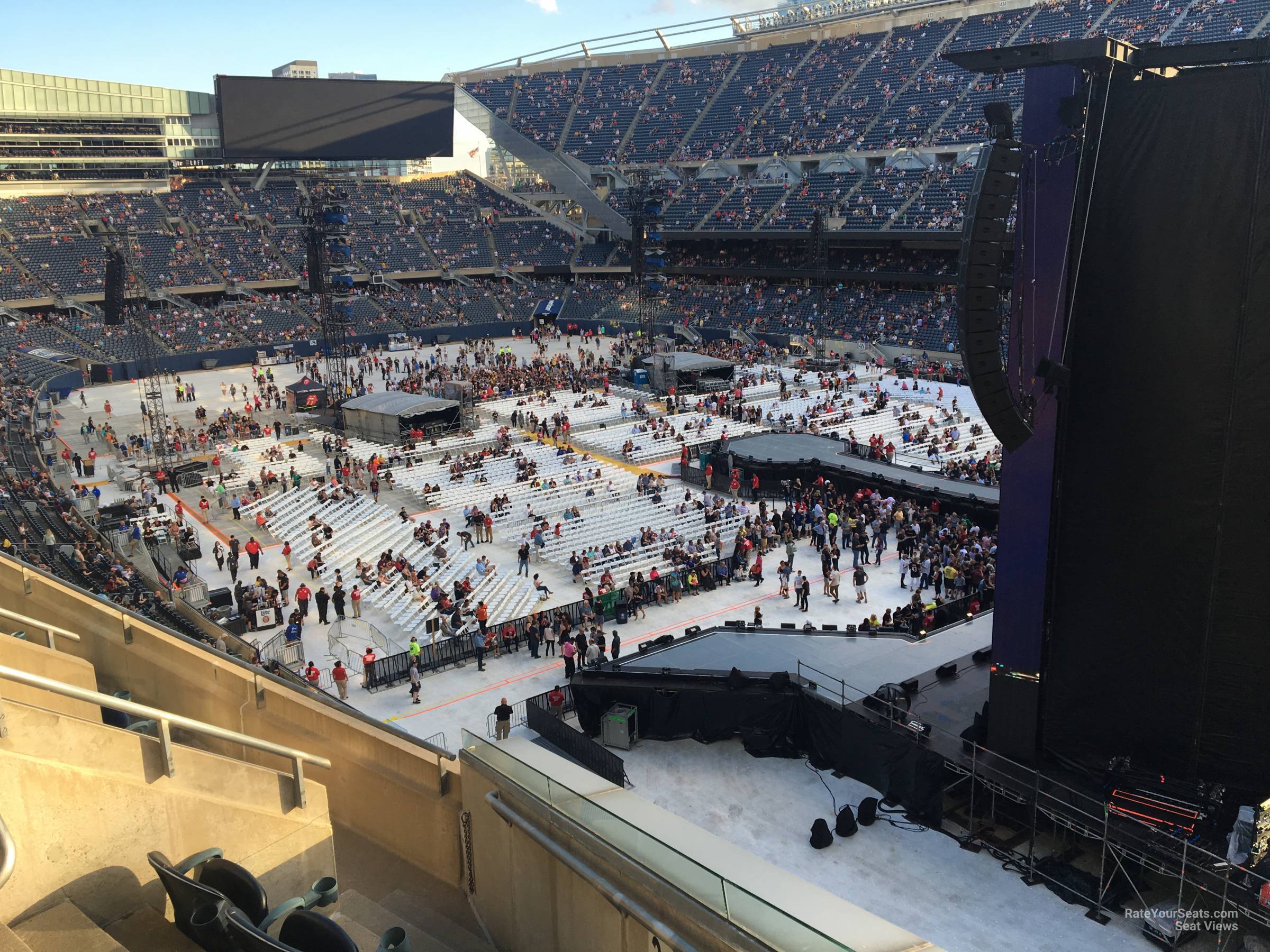 section 302, row 5 seat view  for concert - soldier field