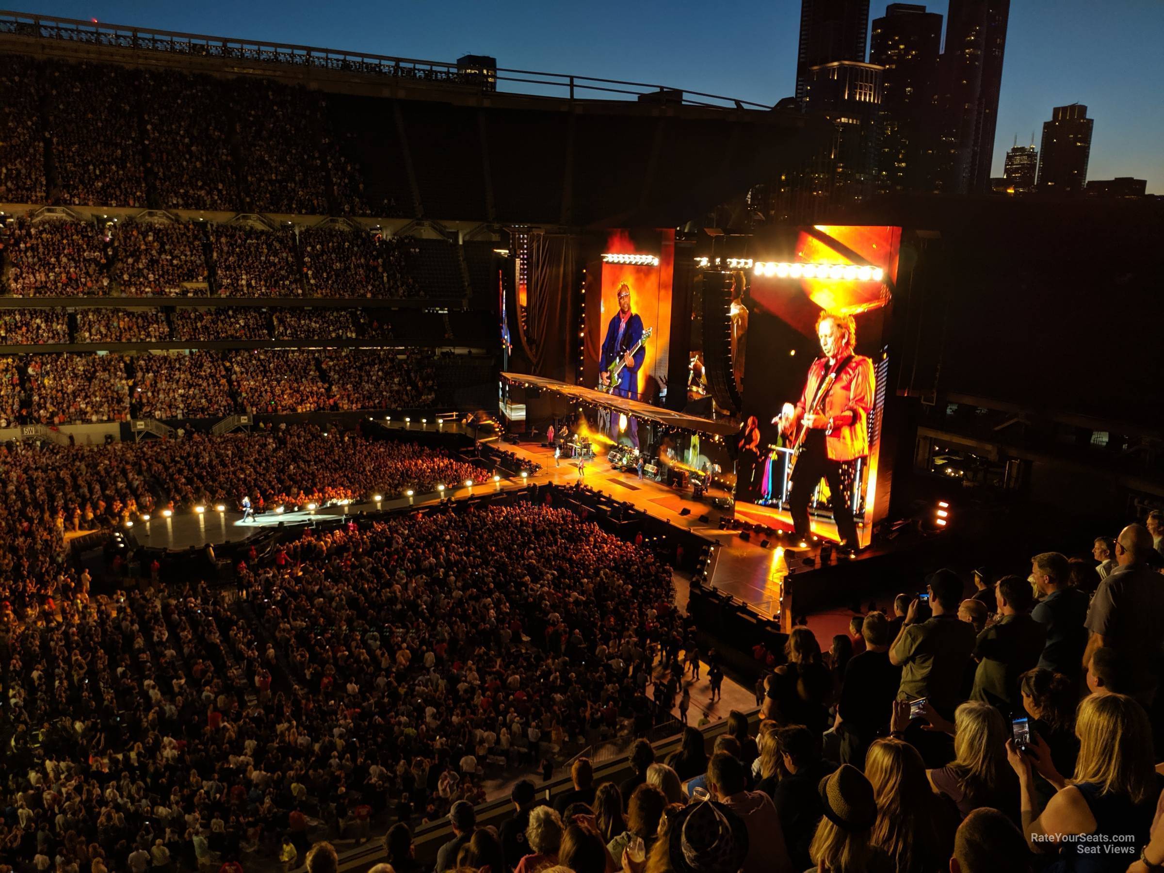 section 308, row 12 seat view  for concert - soldier field