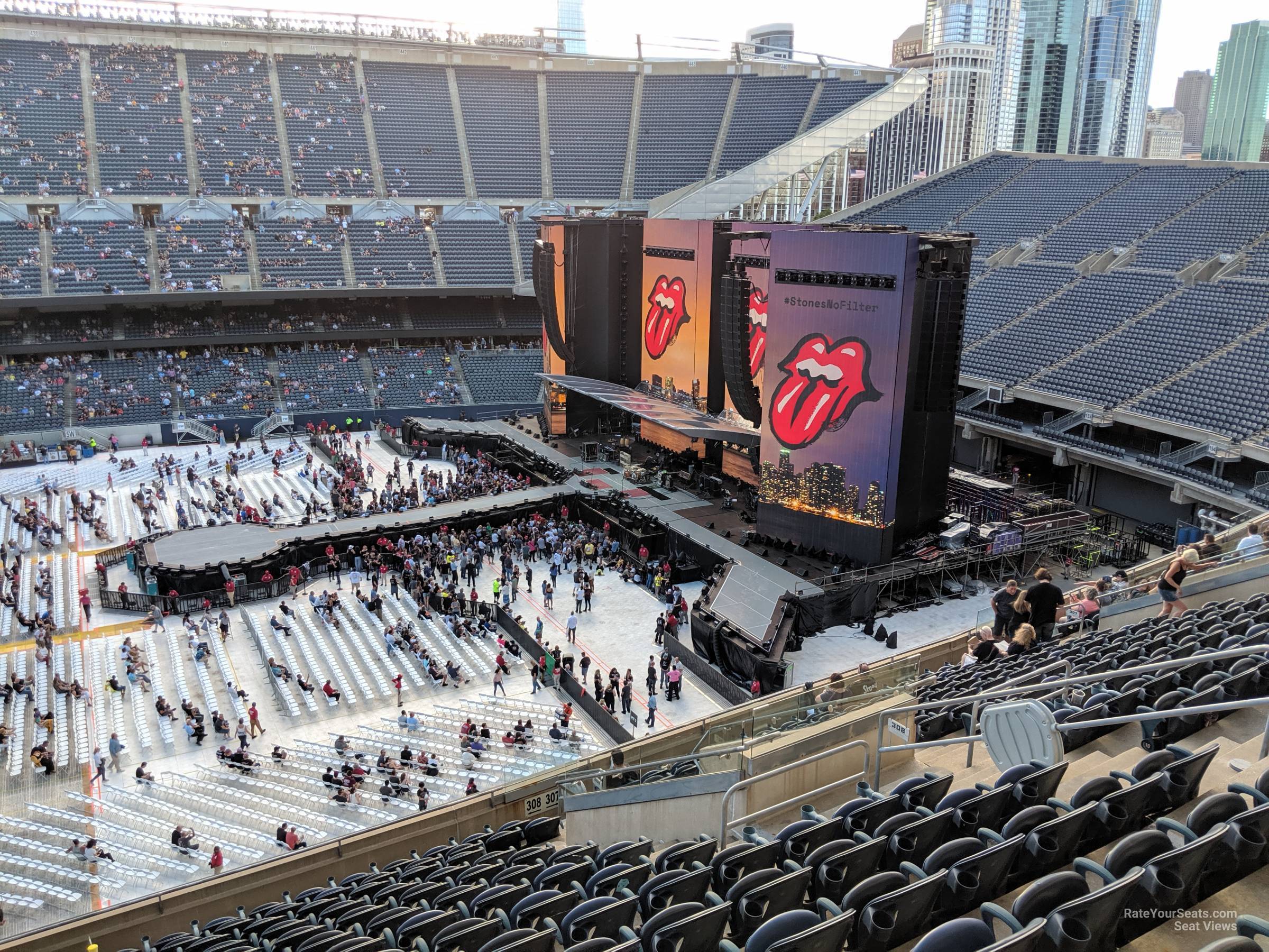 Soldier Field Section 308 Concert Seating - RateYourSeats.com