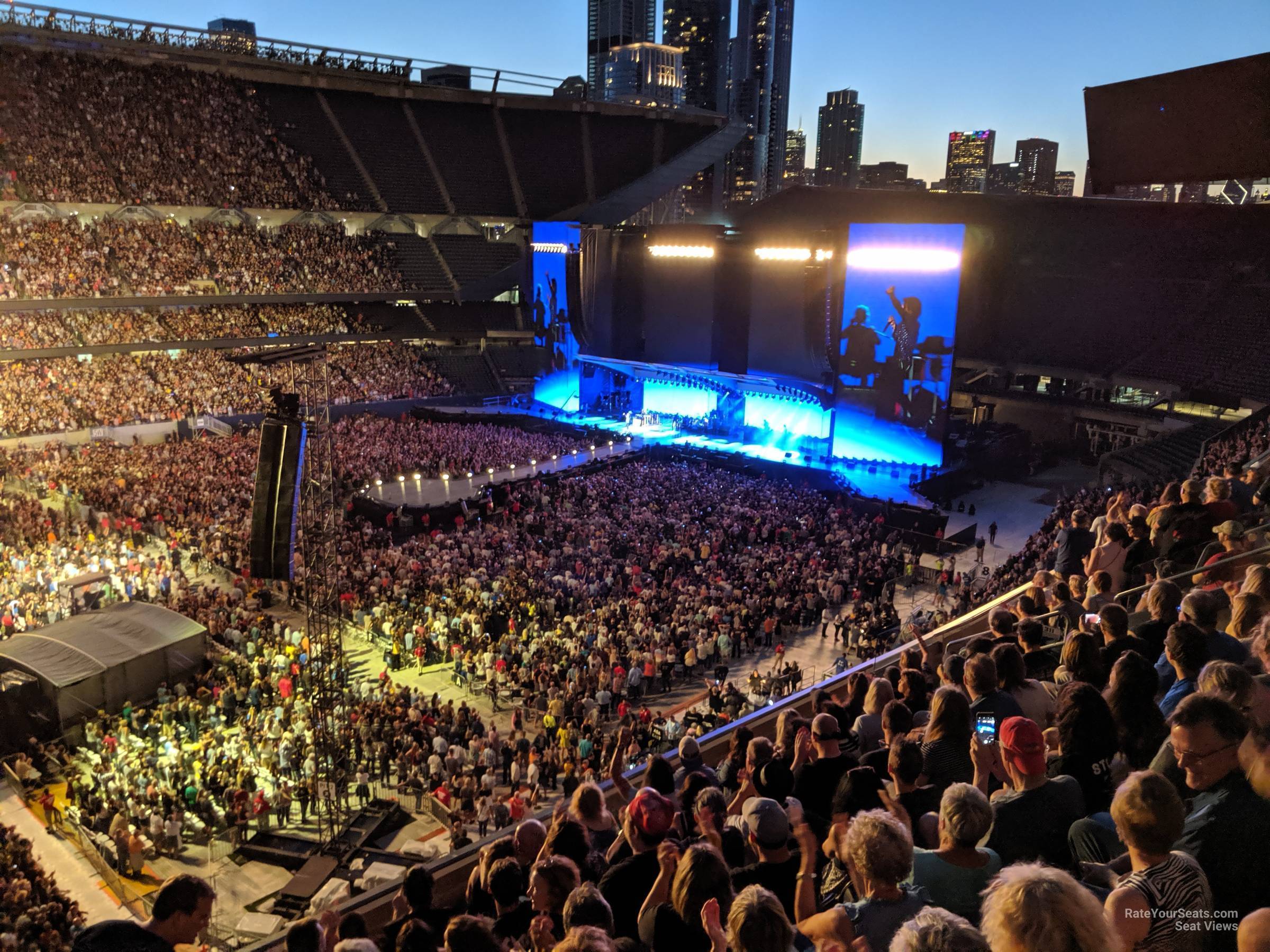 section 311, row 12 seat view  for concert - soldier field