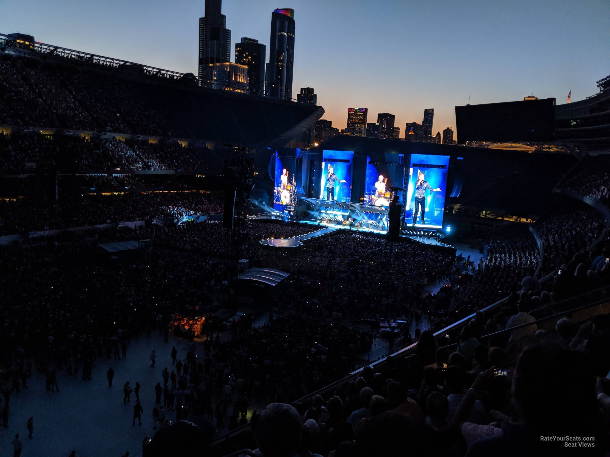 United Club (Sections 202-216, 301-317), Chicago Bears v Las Vegas Raiders, 22 Oct 2023, Soldier Field