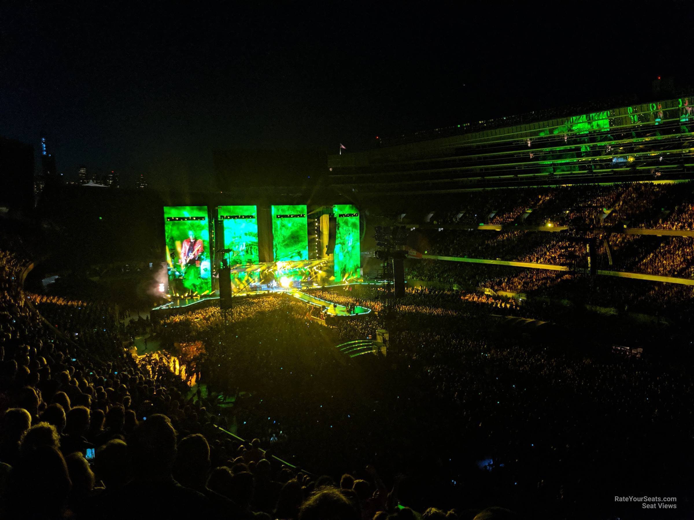 section 330, row 15 seat view  for concert - soldier field