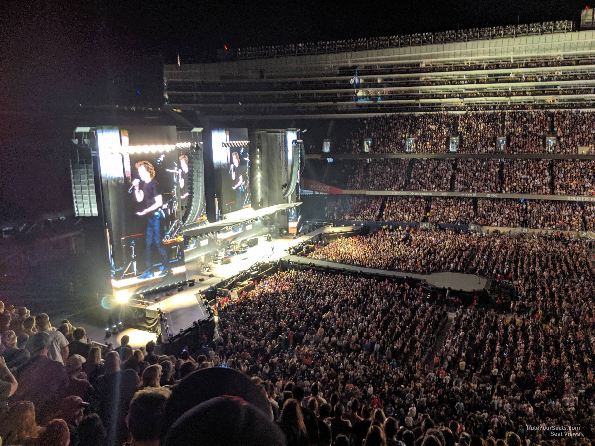 section 339, row 15 seat view  for concert - soldier field