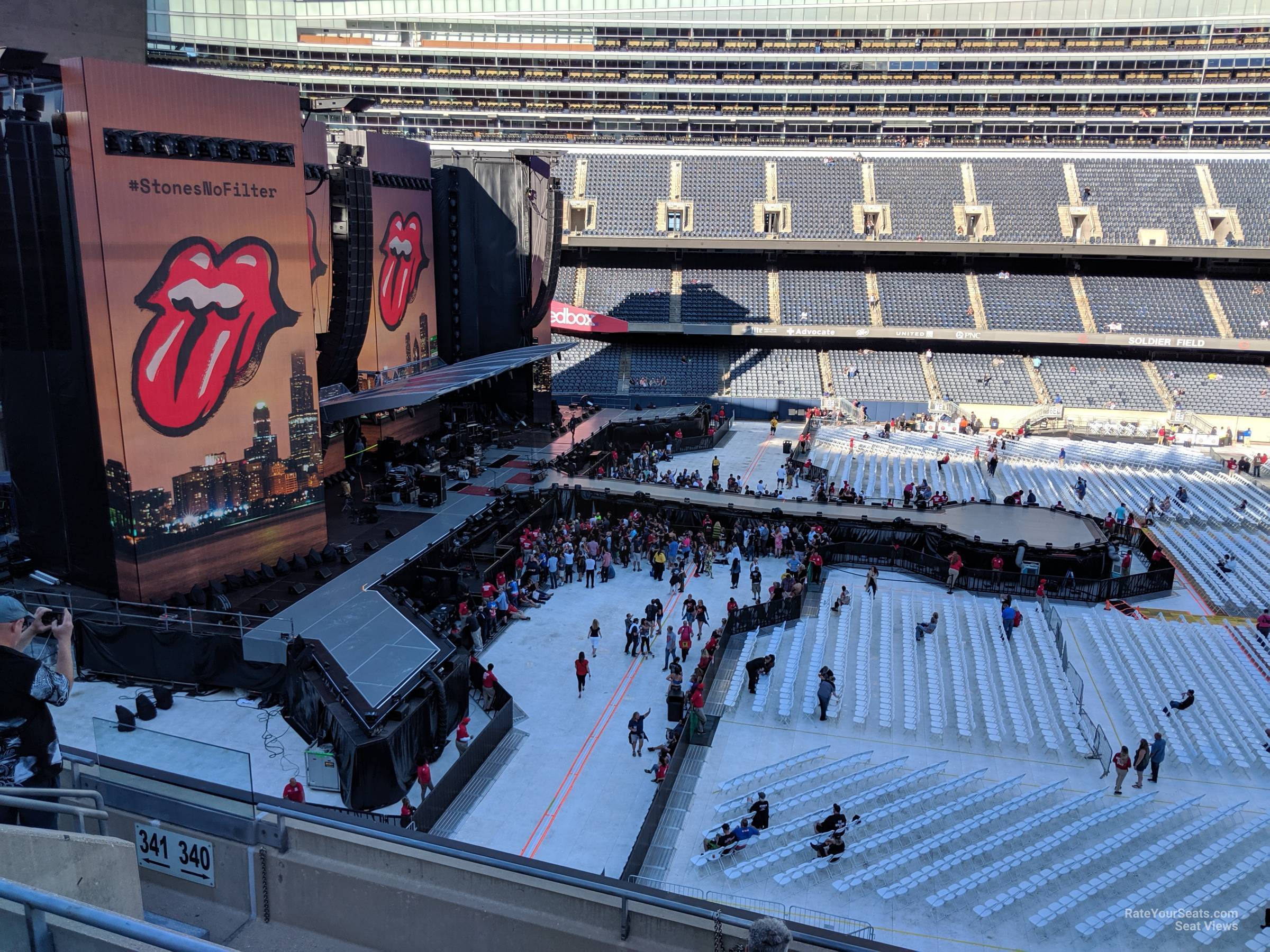 Soldier Field Section 340 Concert Seating - Rateyourseats.com