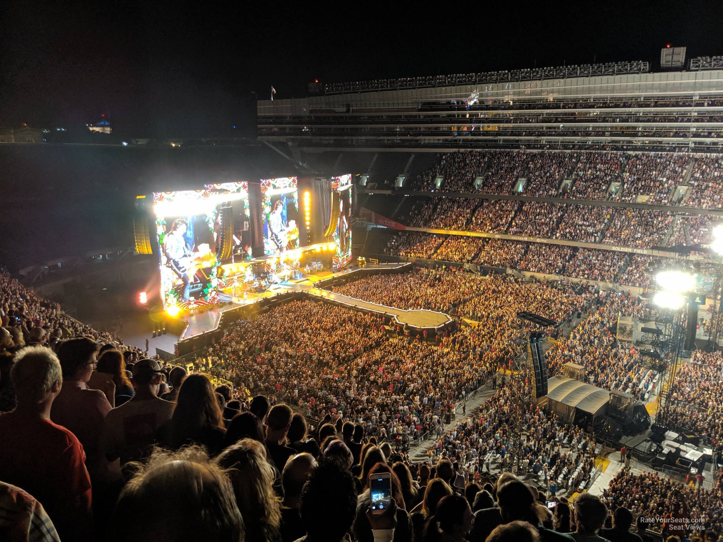 section 434, row 16 seat view  for concert - soldier field