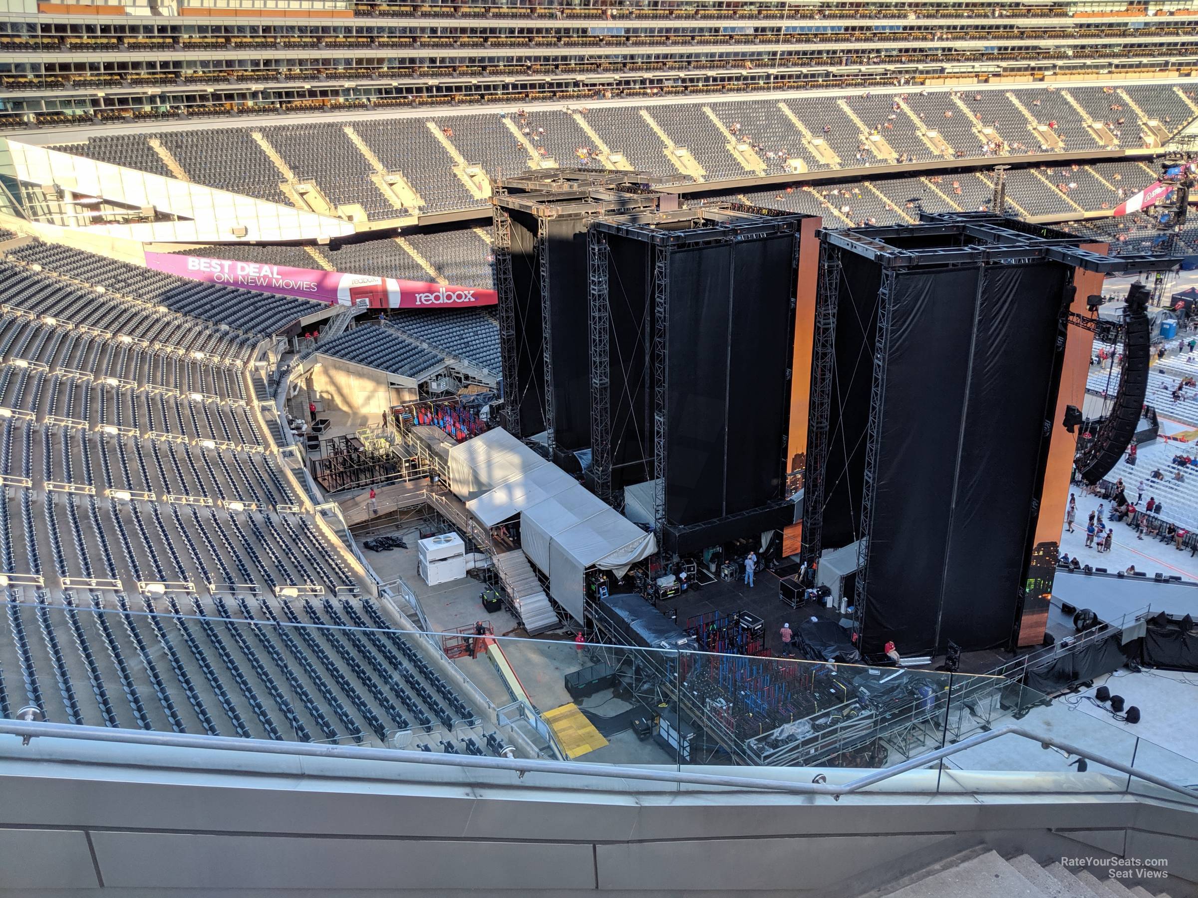 section 446, row 9 seat view  for concert - soldier field