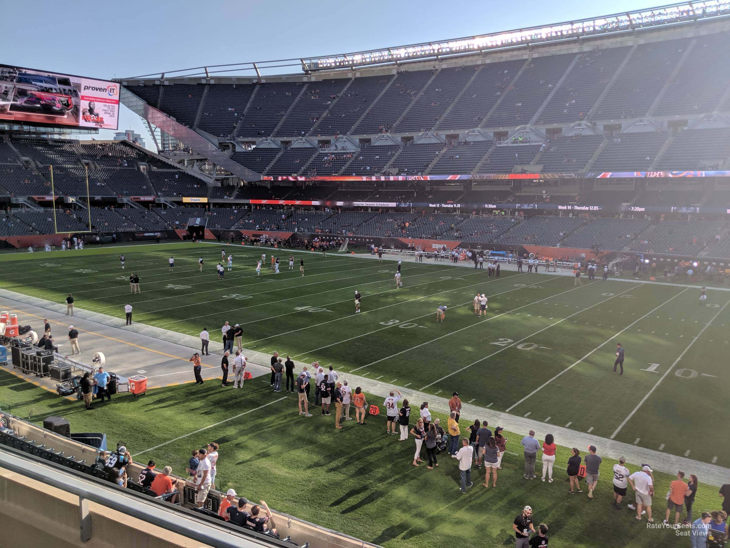 Soldier Field, section 205, home of Chicago Bears, page 1