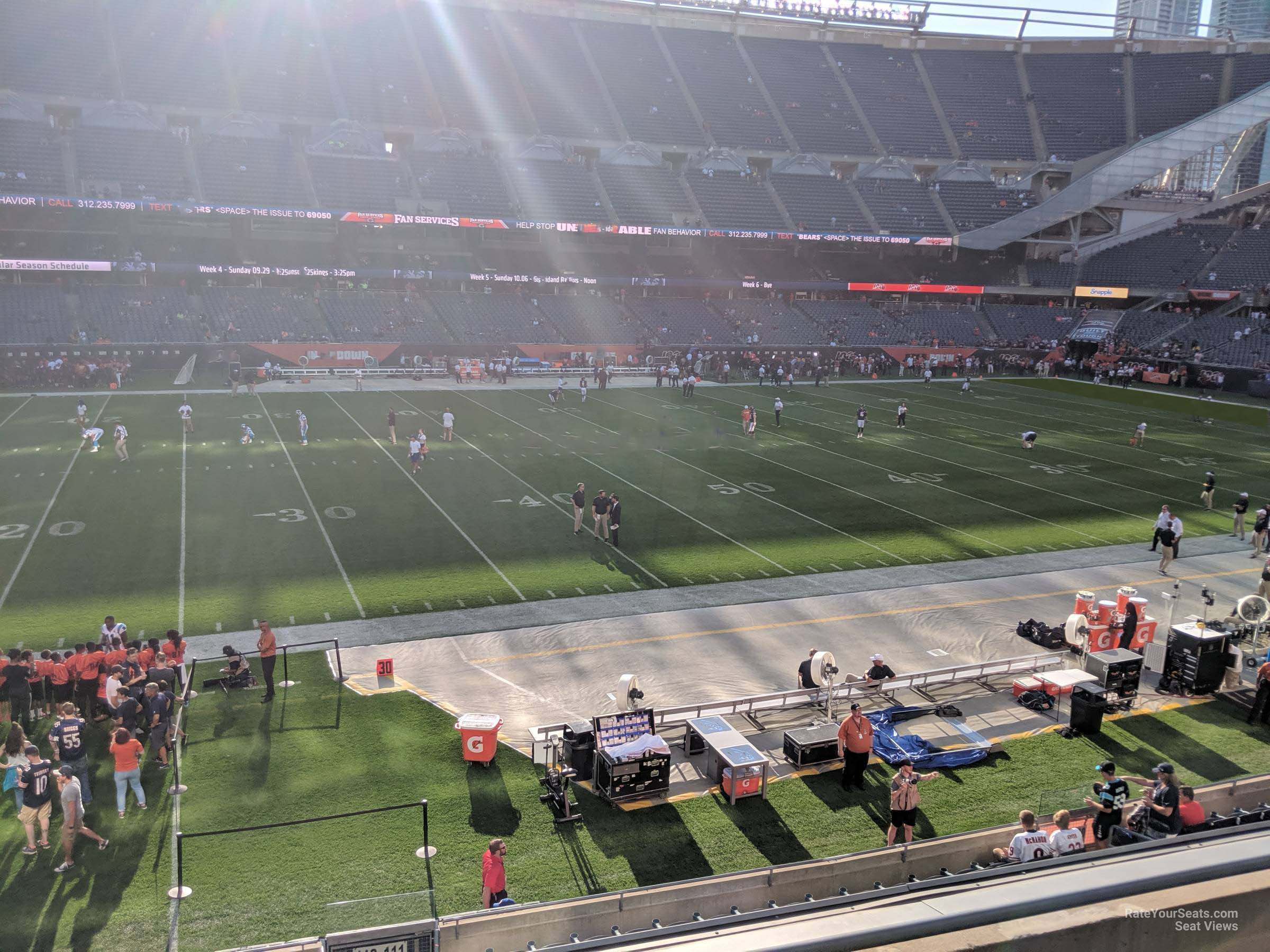 United Club (Sections 202-216, 301-317), Chicago Bears v Las Vegas Raiders, 22 Oct 2023, Soldier Field