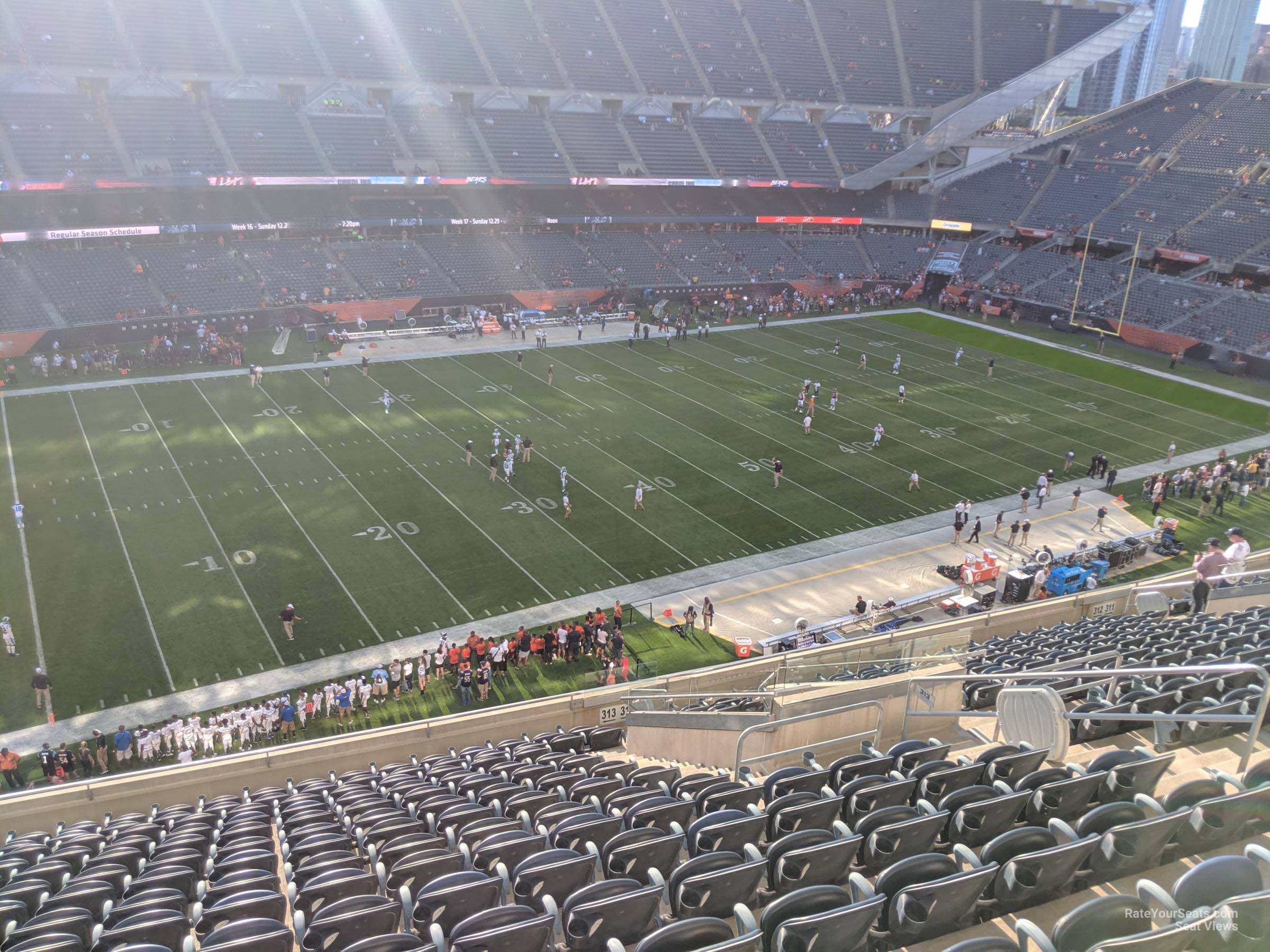 Illinois Doberman Rescue Plus - Calling all Chicago Bears fans! We had a  last minute private donation of United Club seats. Spectacular views of the  field from Section 313, row 6, seats