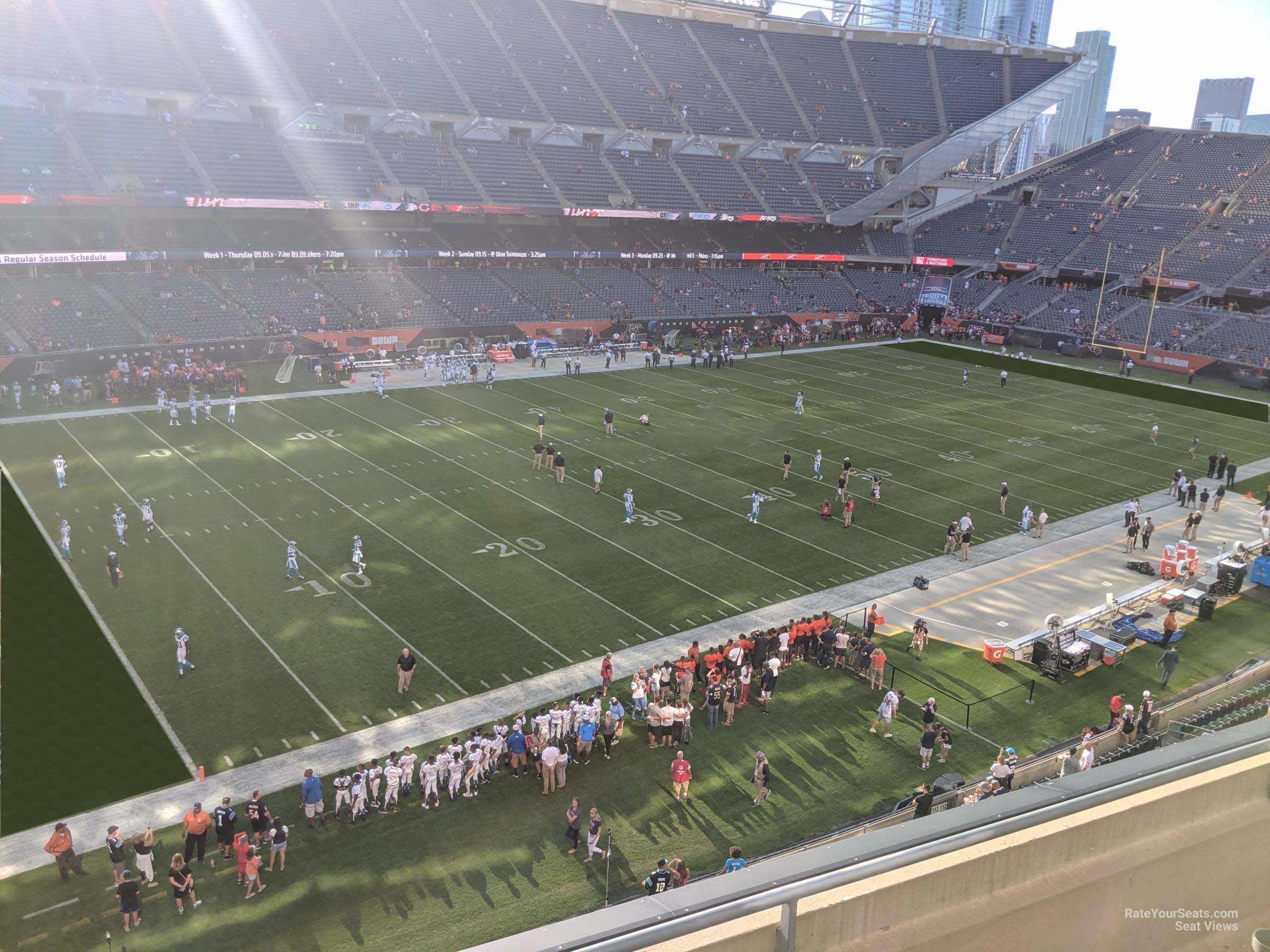 Chicago Bears stadium from the skybox, gavinjanes