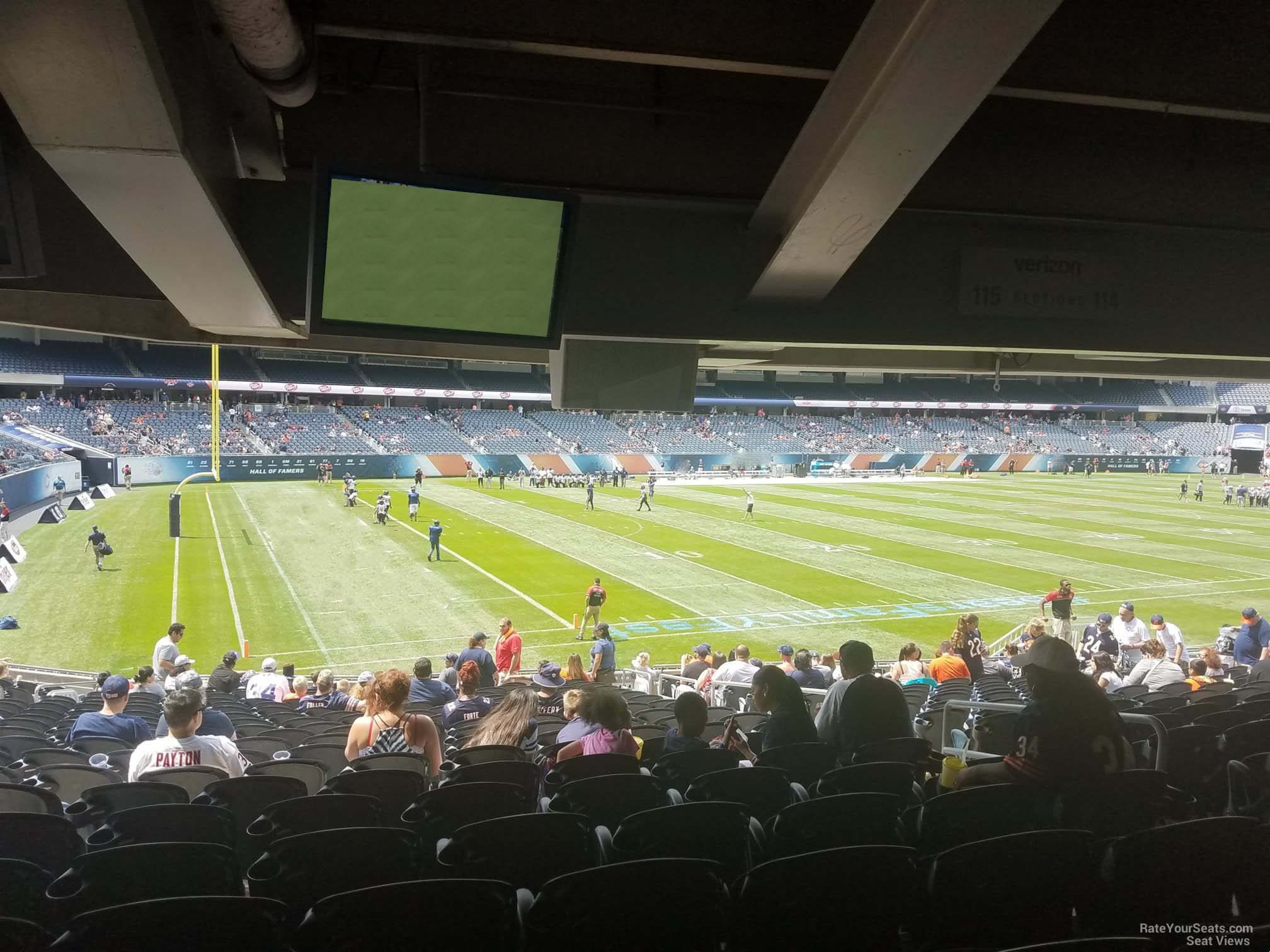 Soldier Field, section 306, row 16, home of Chicago Bears, page 1