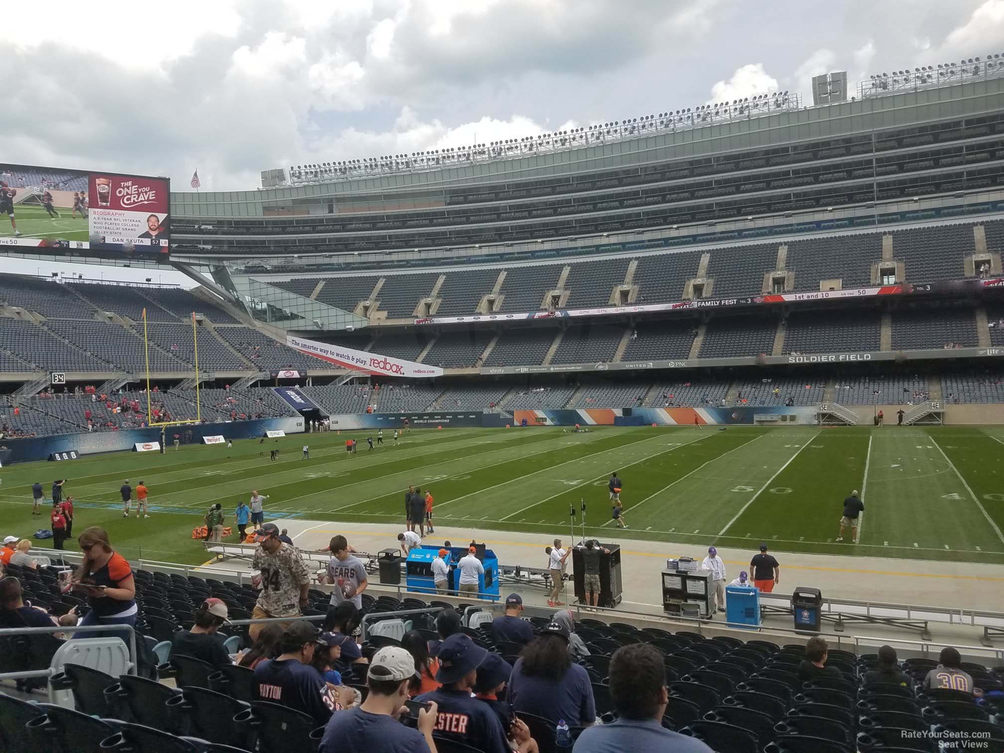 2 Chicago Bears PSL Seat Licenses Sec 136 Row 10 Seats 1-2 Midfield Home  Side 50