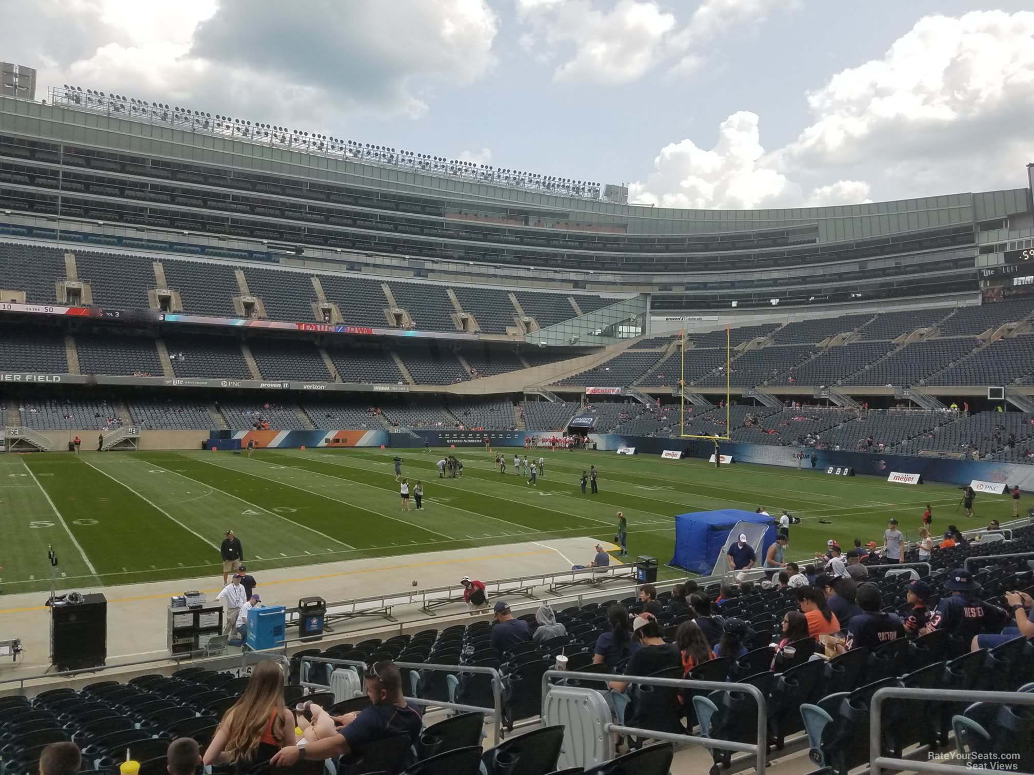 Section 130 at Soldier Field 