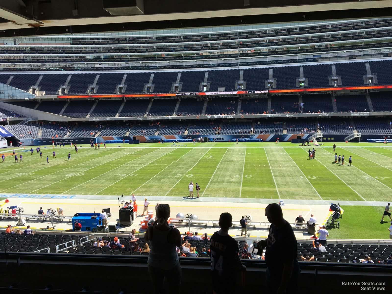 section 235, row 8 seat view  for football - soldier field