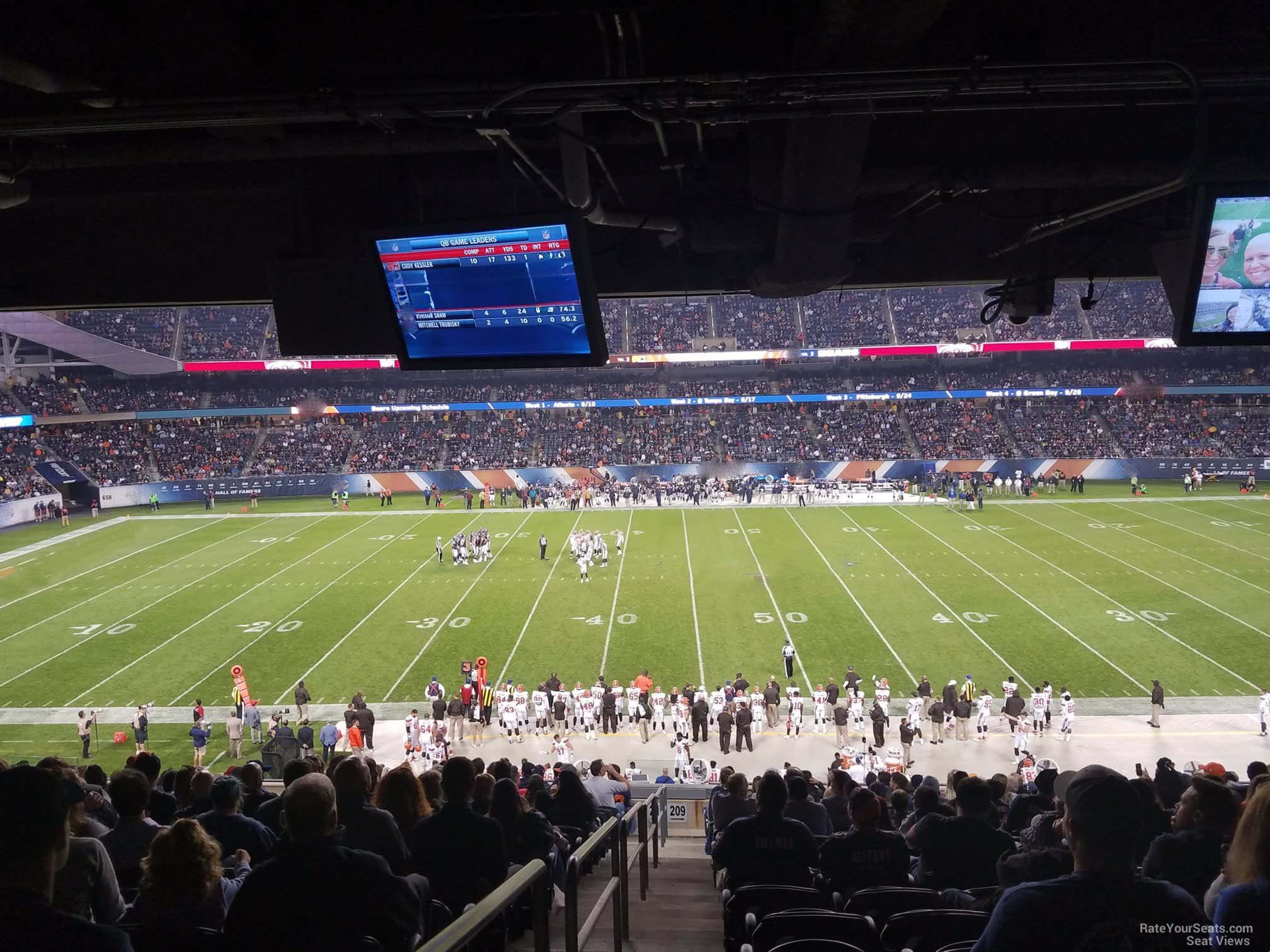 Section 209 at Soldier Field 