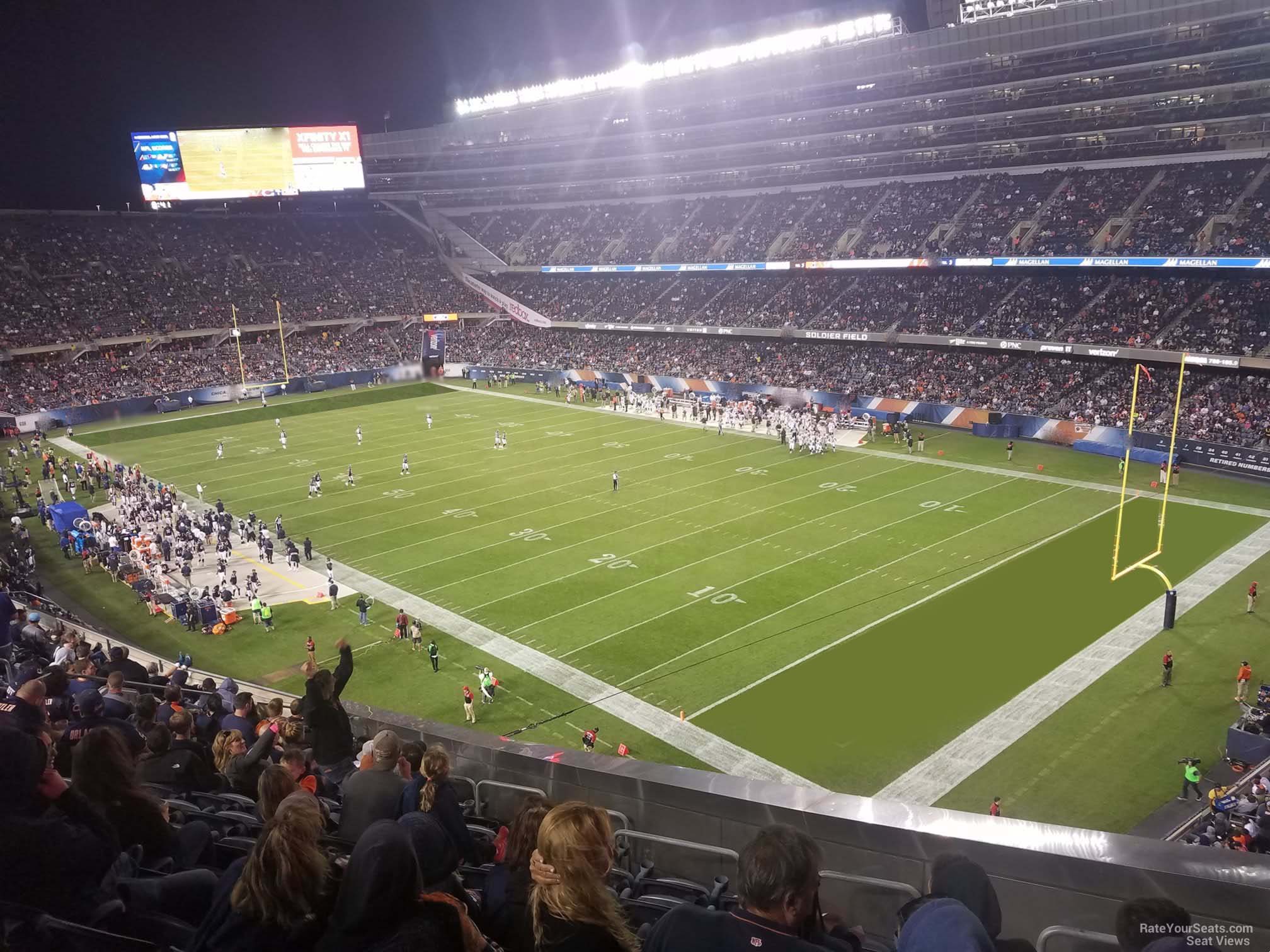 section 330, row 15 seat view  for football - soldier field