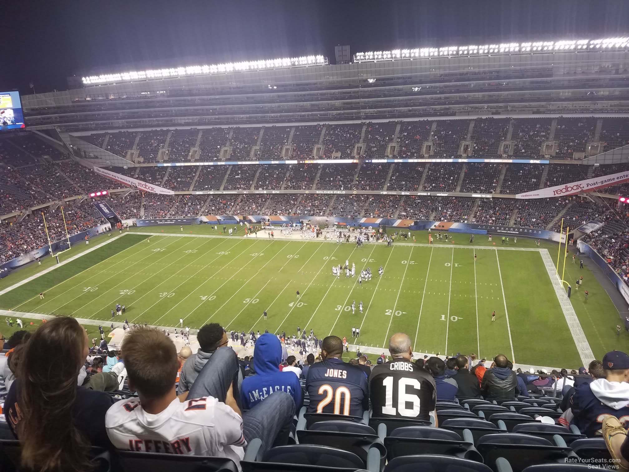 section 434, row 30 seat view  for football - soldier field