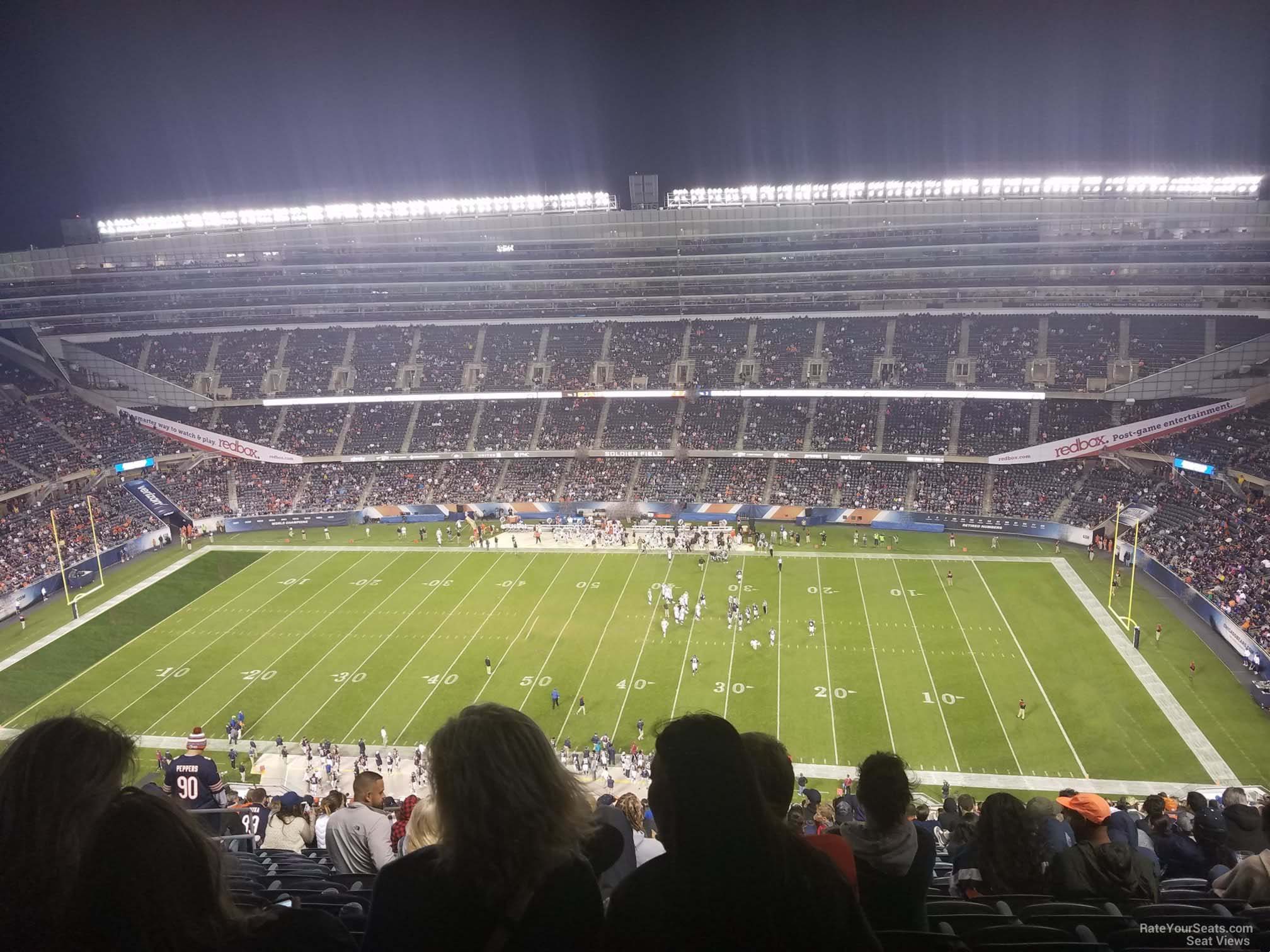 section 435, row 30 seat view  for football - soldier field