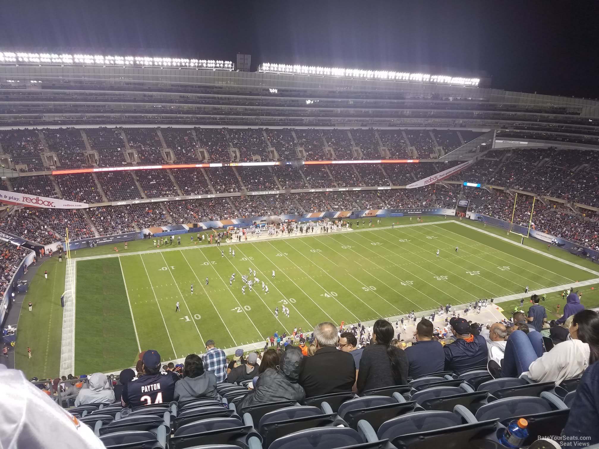 section 441, row 30 seat view  for football - soldier field