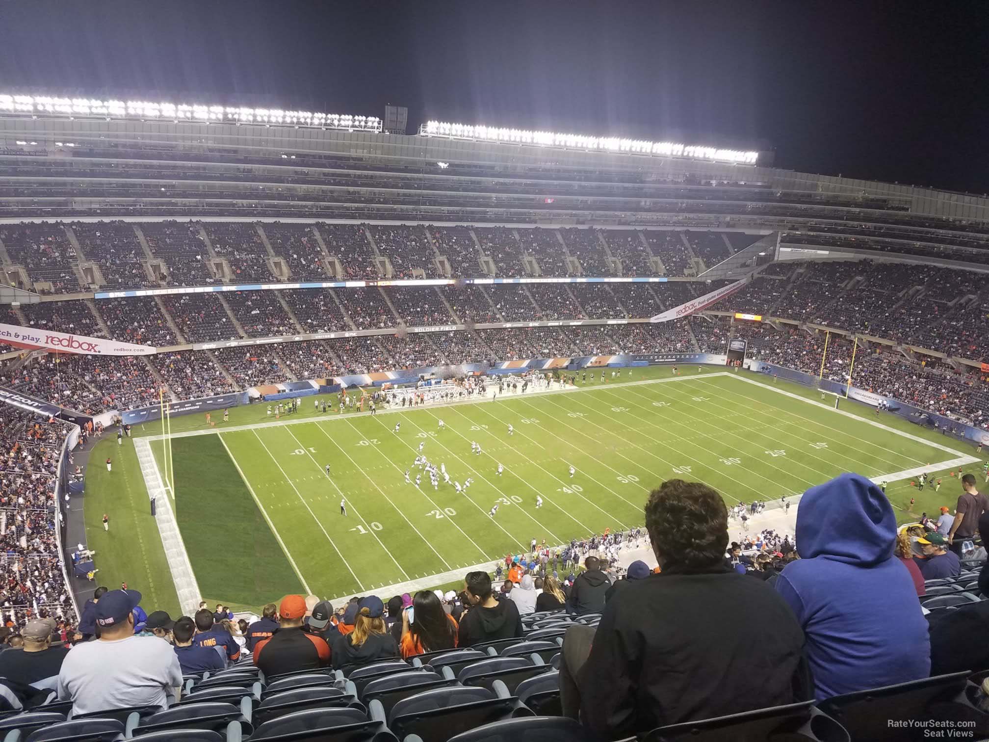 section 442, row 30 seat view  for football - soldier field
