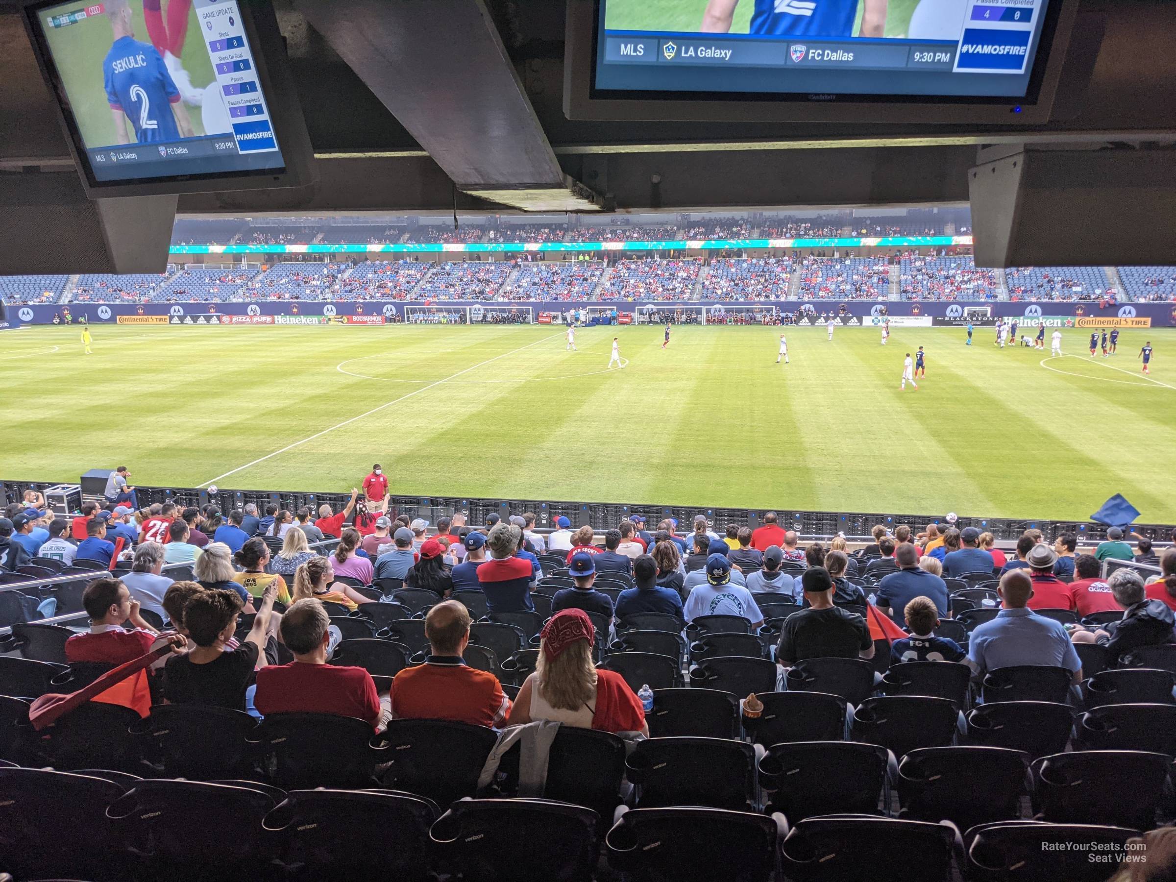 section 107, row 18 seat view  for soccer - soldier field