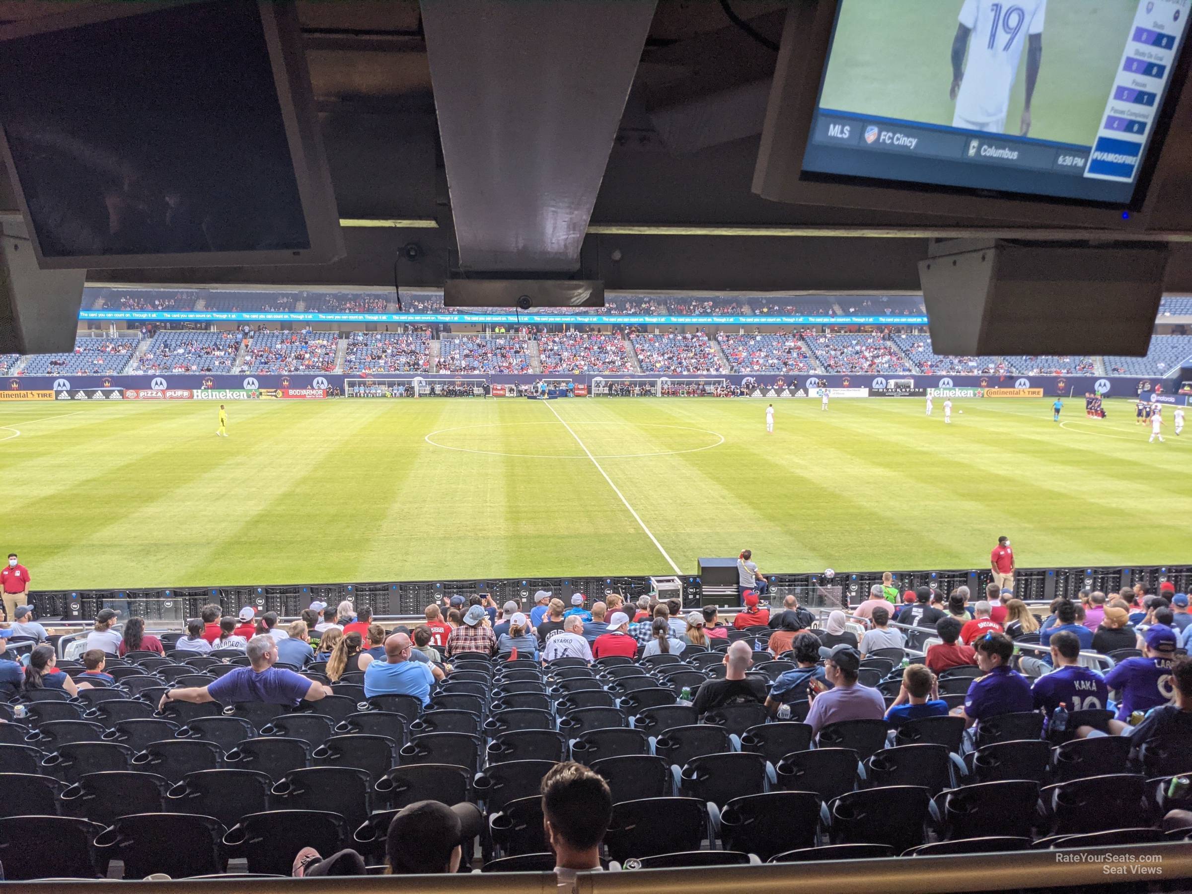 section 110, row 18 seat view  for soccer - soldier field
