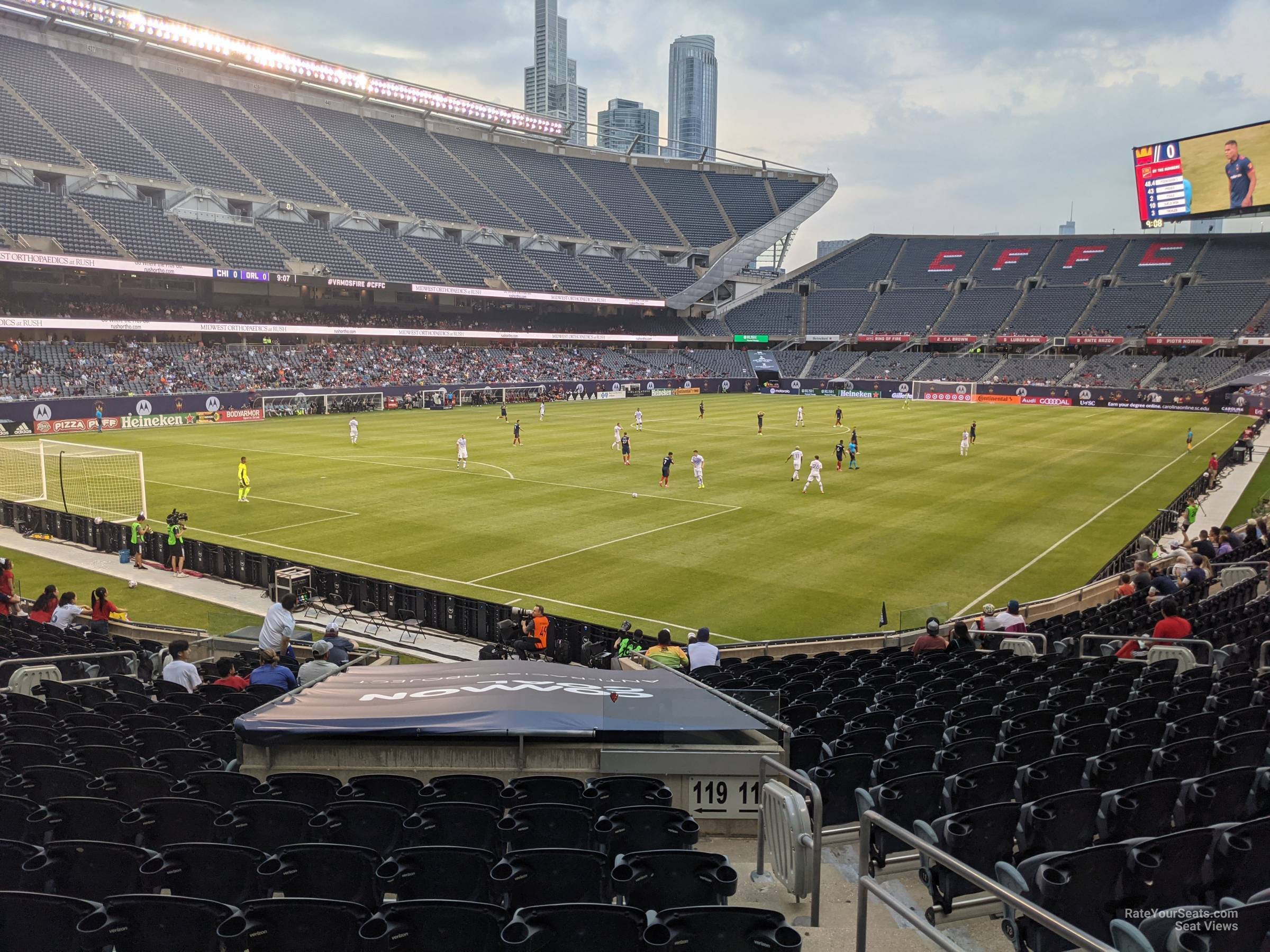 Soldier Field, section 119, home of Chicago Bears, page 1