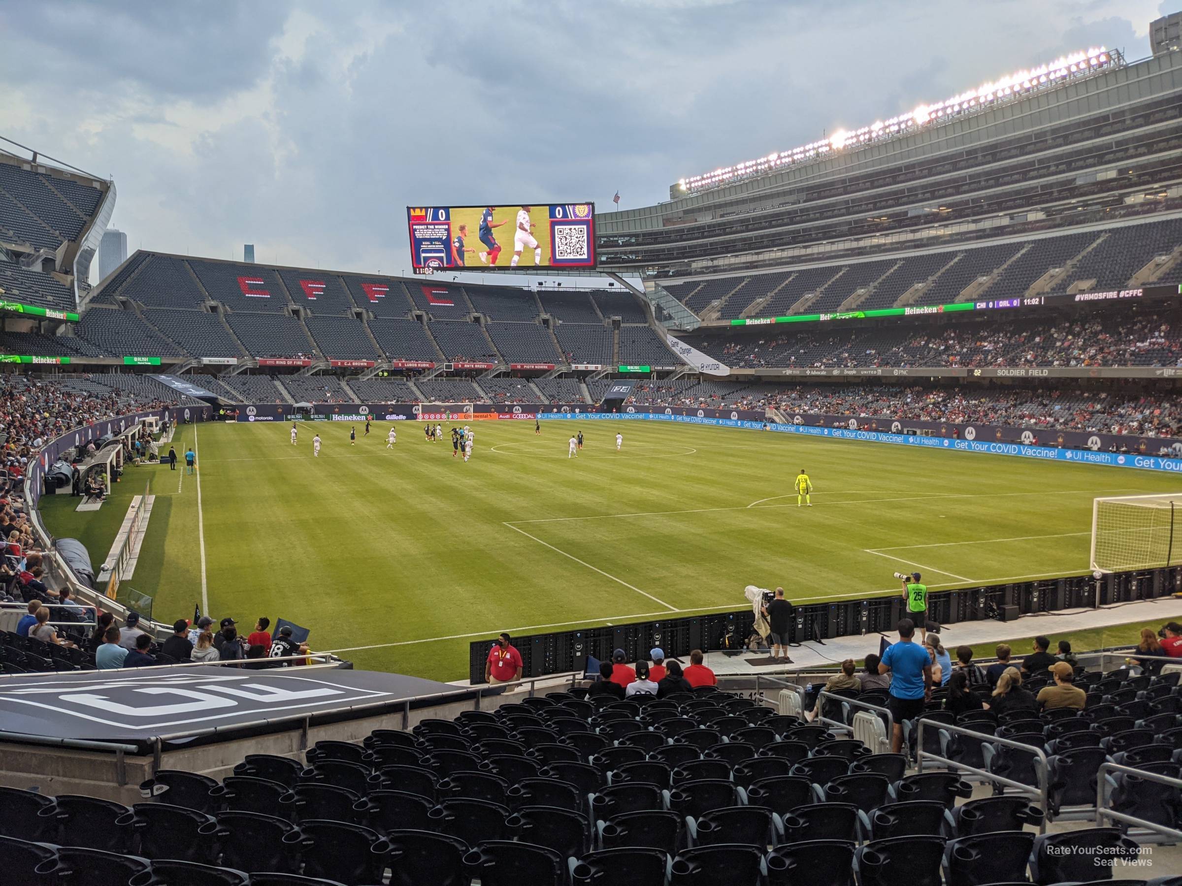 section 126, row 18 seat view  for soccer - soldier field