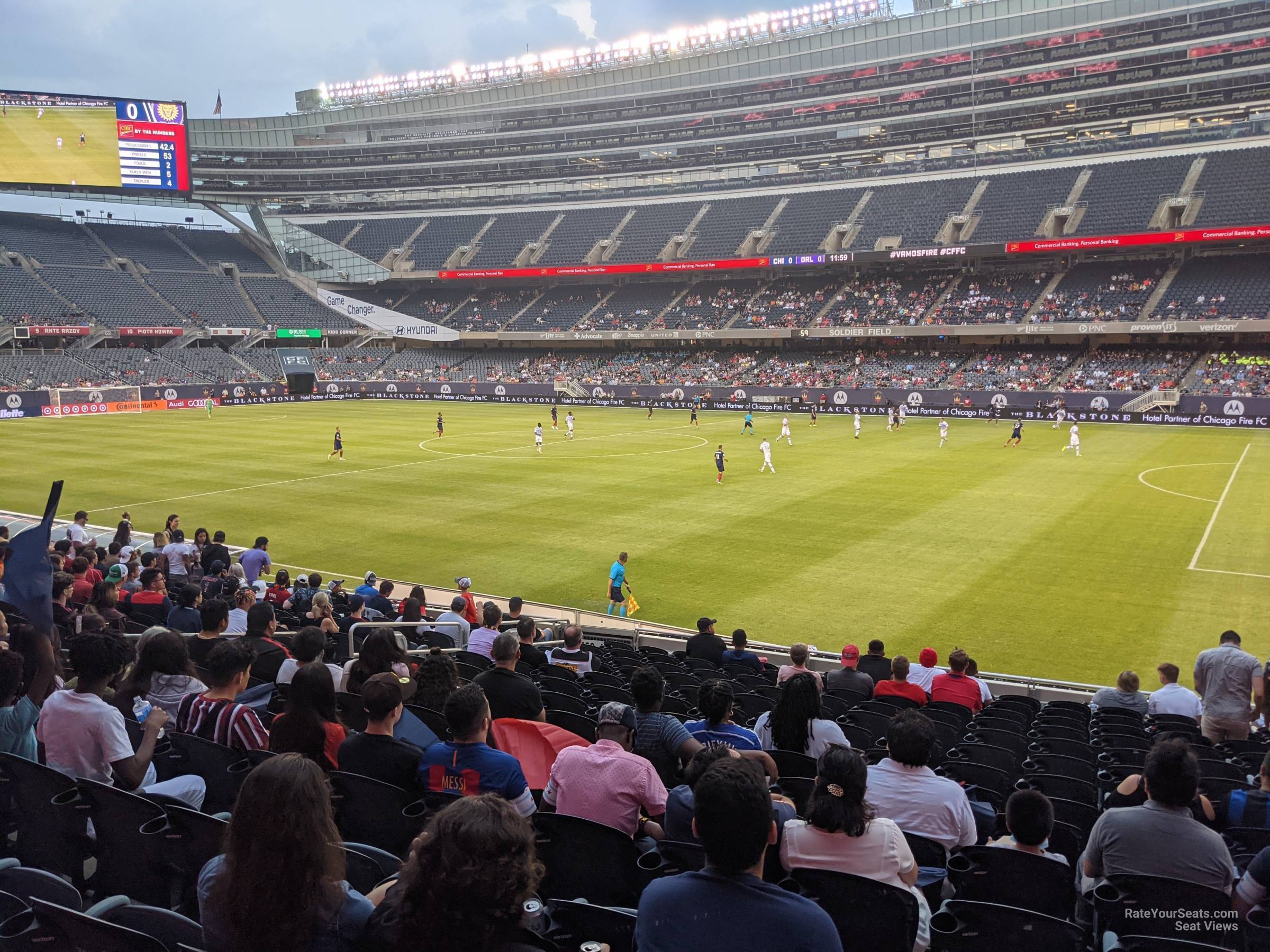 section 132, row 16 seat view  for soccer - soldier field