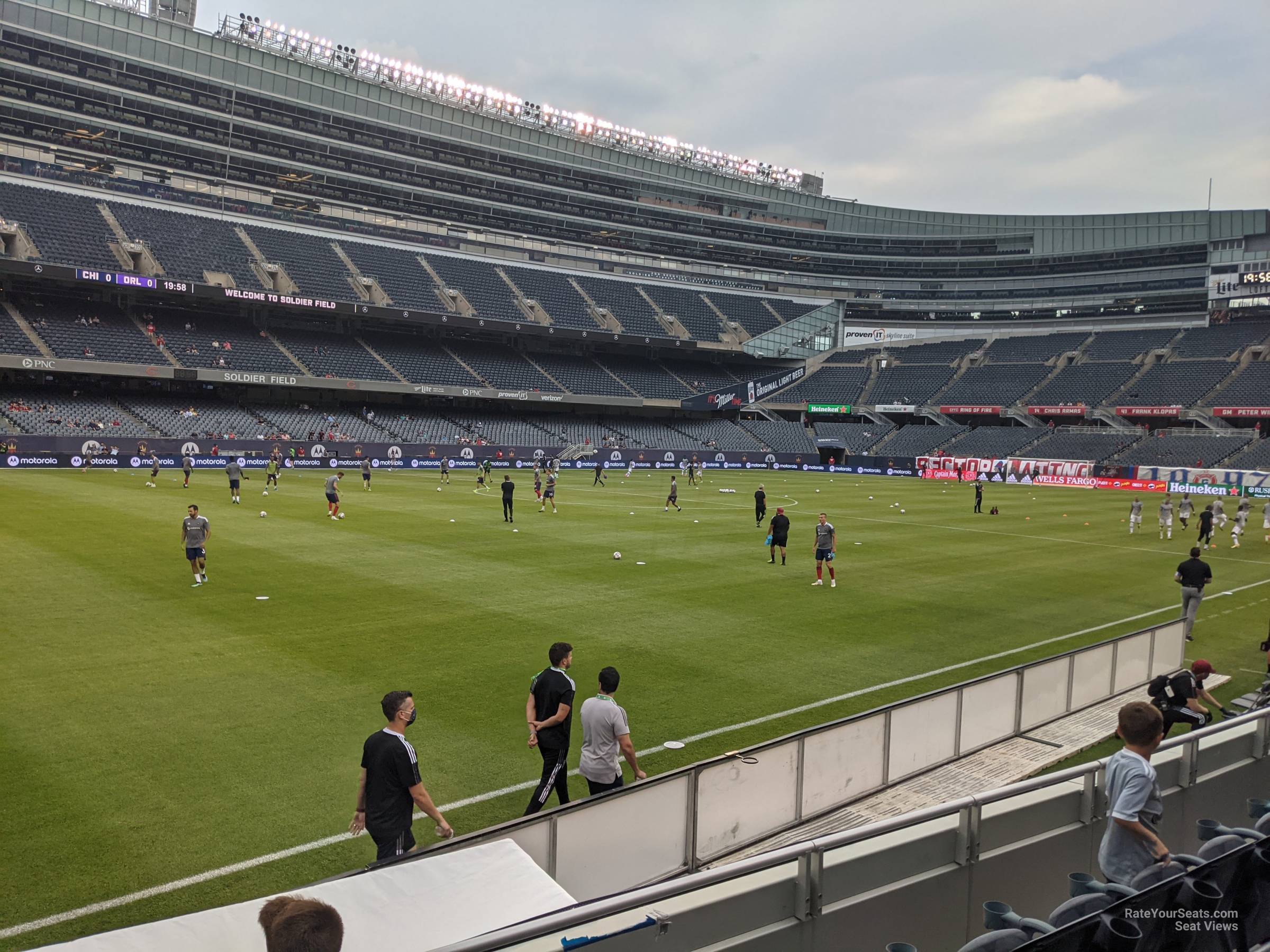 section 142, row 4 seat view  for soccer - soldier field
