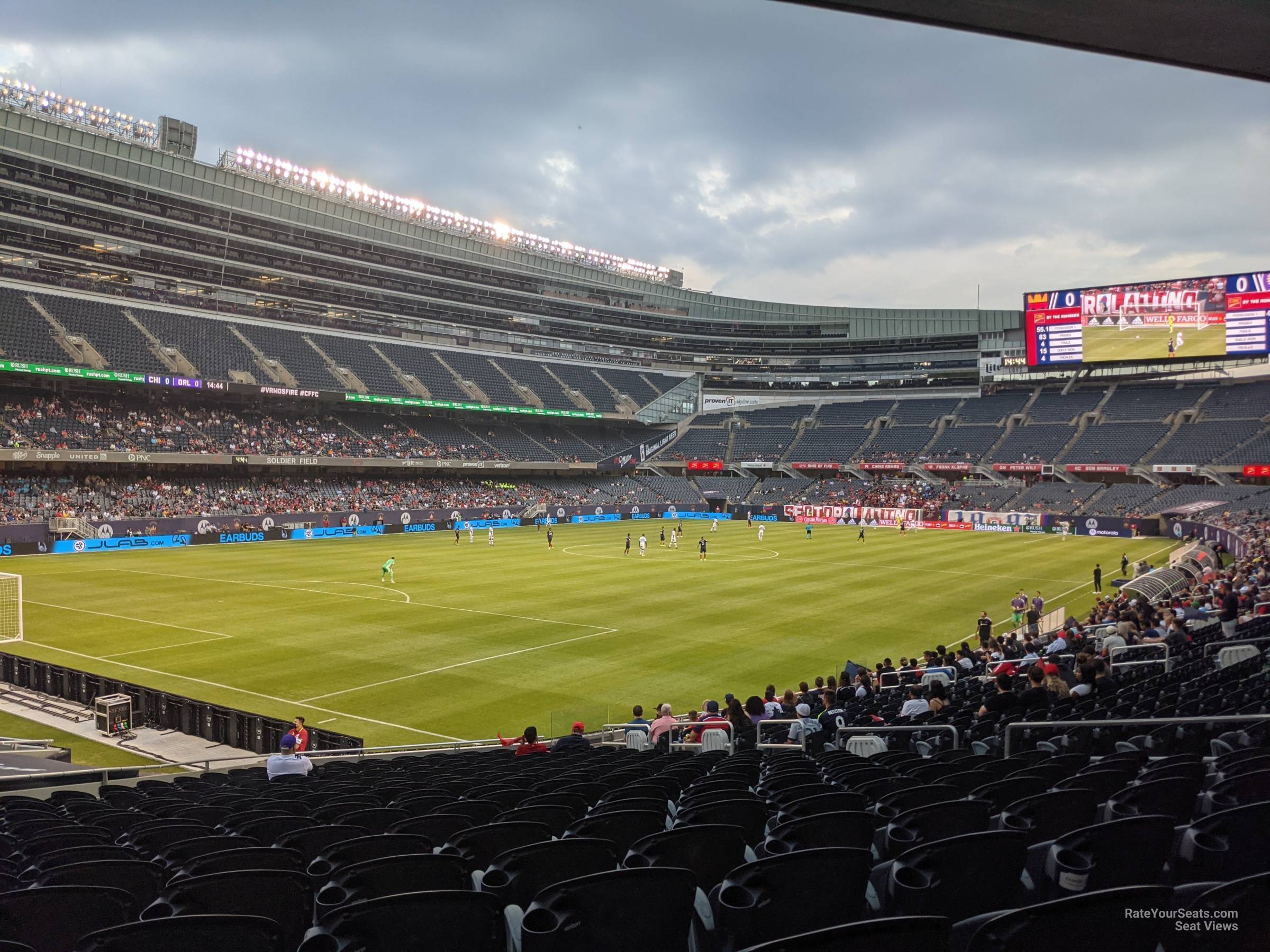 section 146, row 18 seat view  for soccer - soldier field