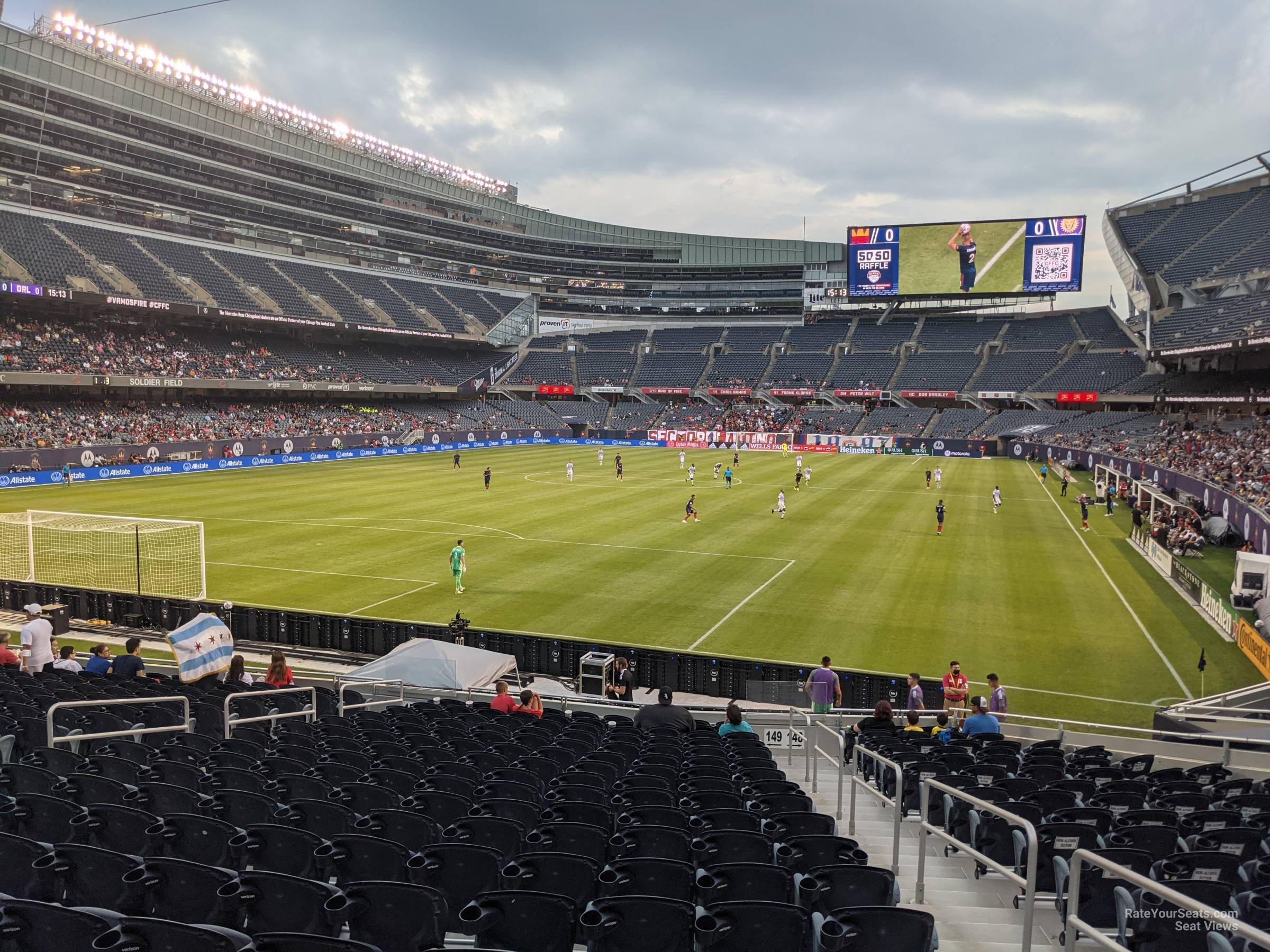 section 149, row 18 seat view  for soccer - soldier field