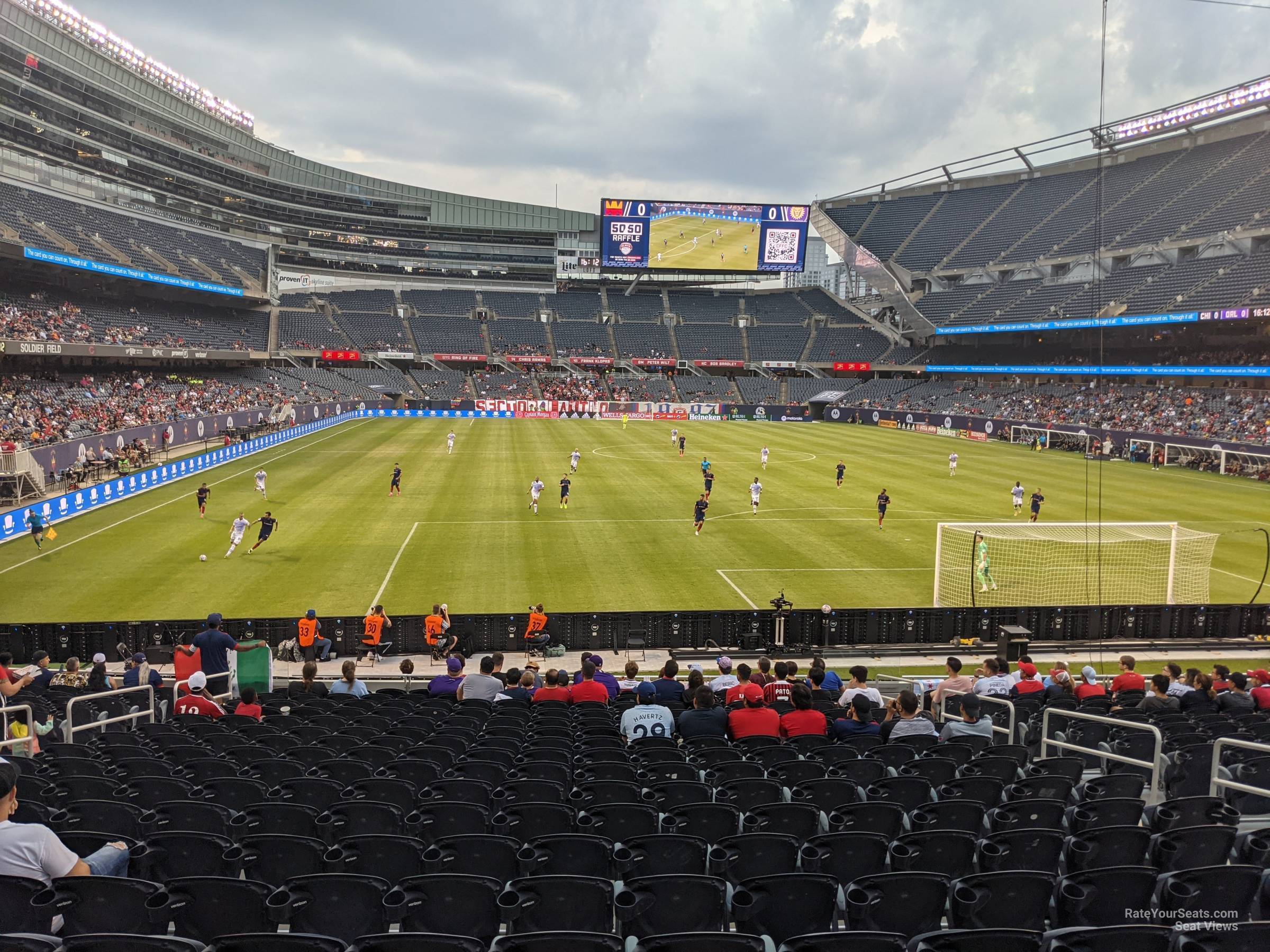 section 153, row 18 seat view  for soccer - soldier field