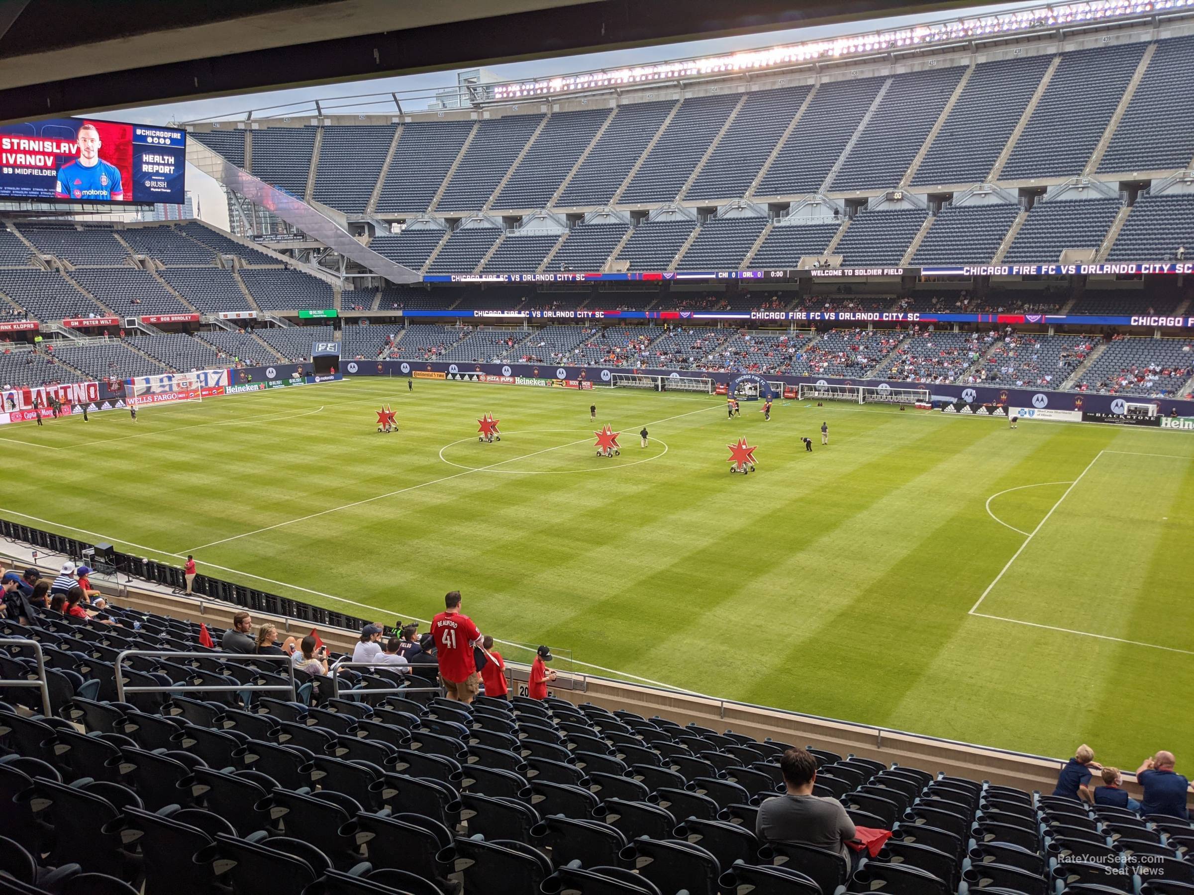 section 205, row 15 seat view  for soccer - soldier field