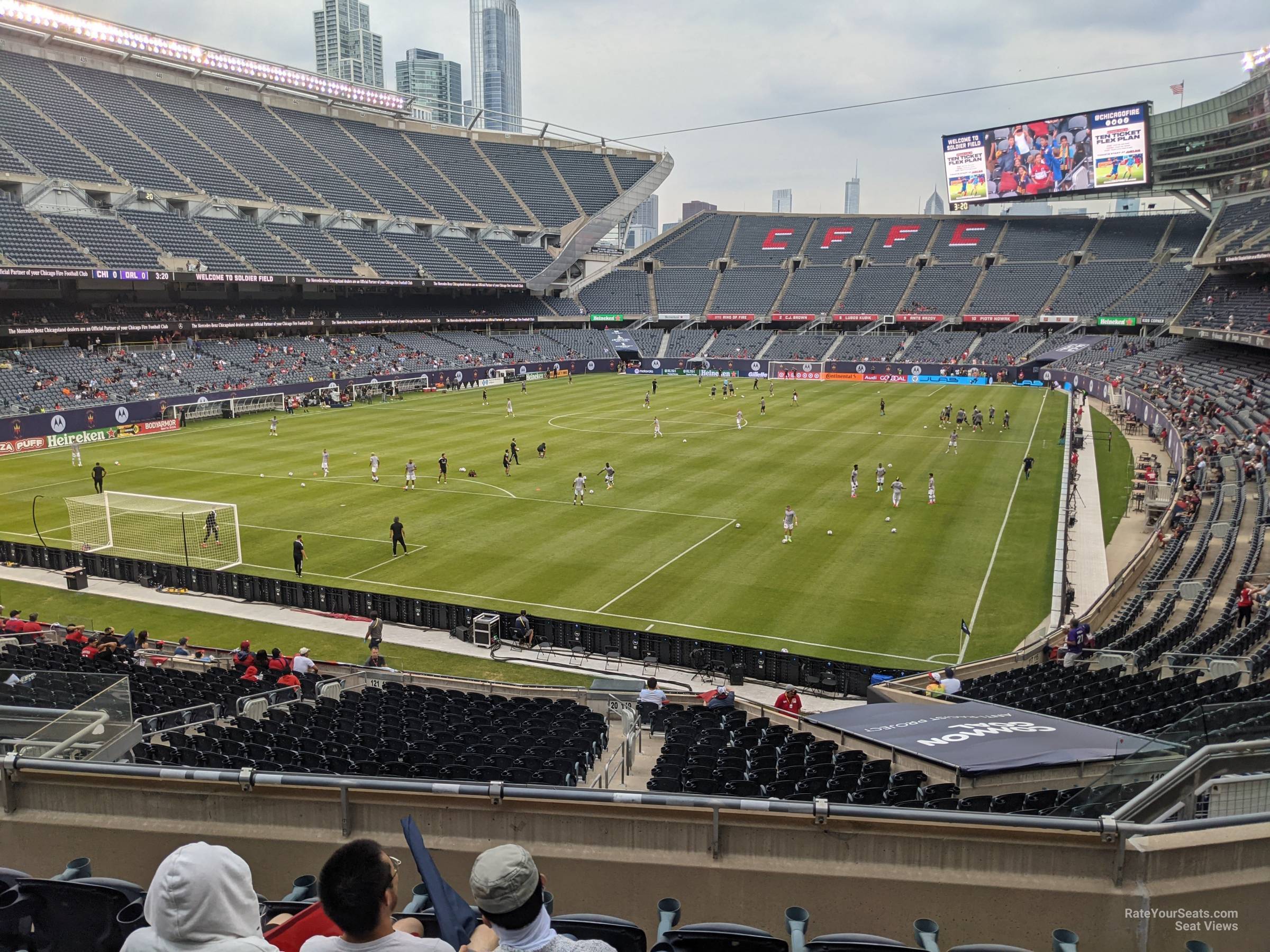 section 219, row 6 seat view  for soccer - soldier field