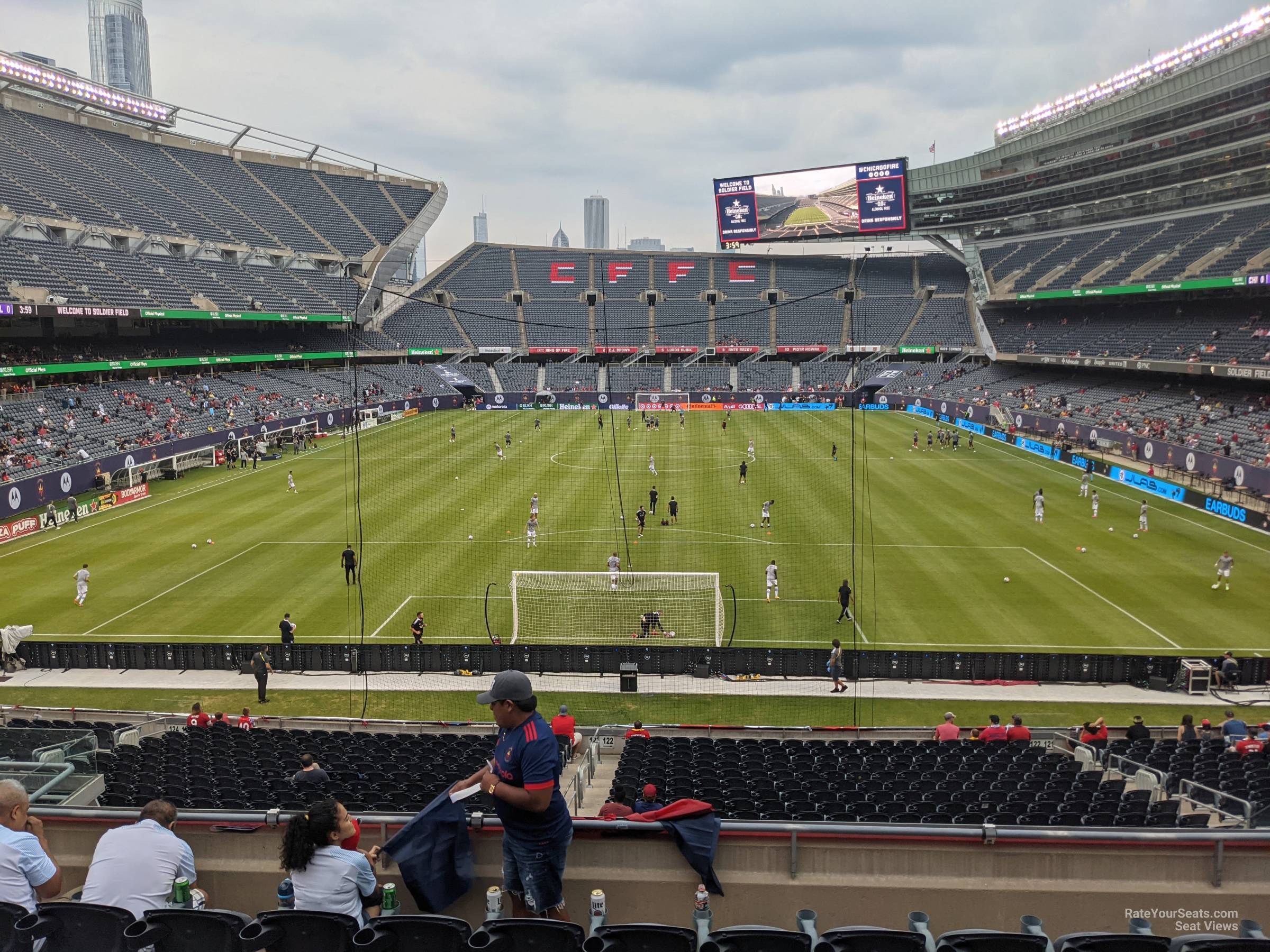 section 222, row 6 seat view  for soccer - soldier field
