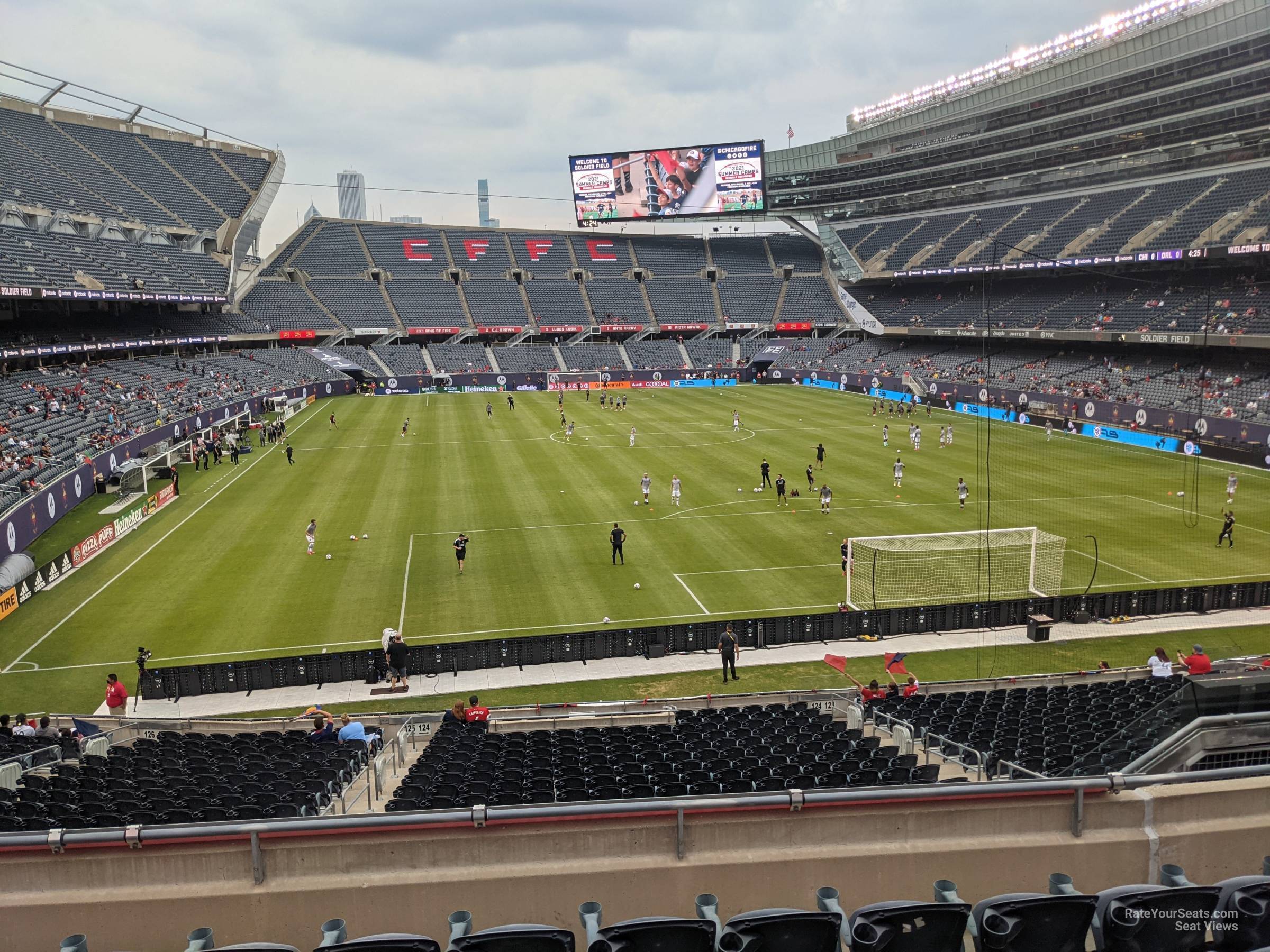 section 224, row 6 seat view  for soccer - soldier field