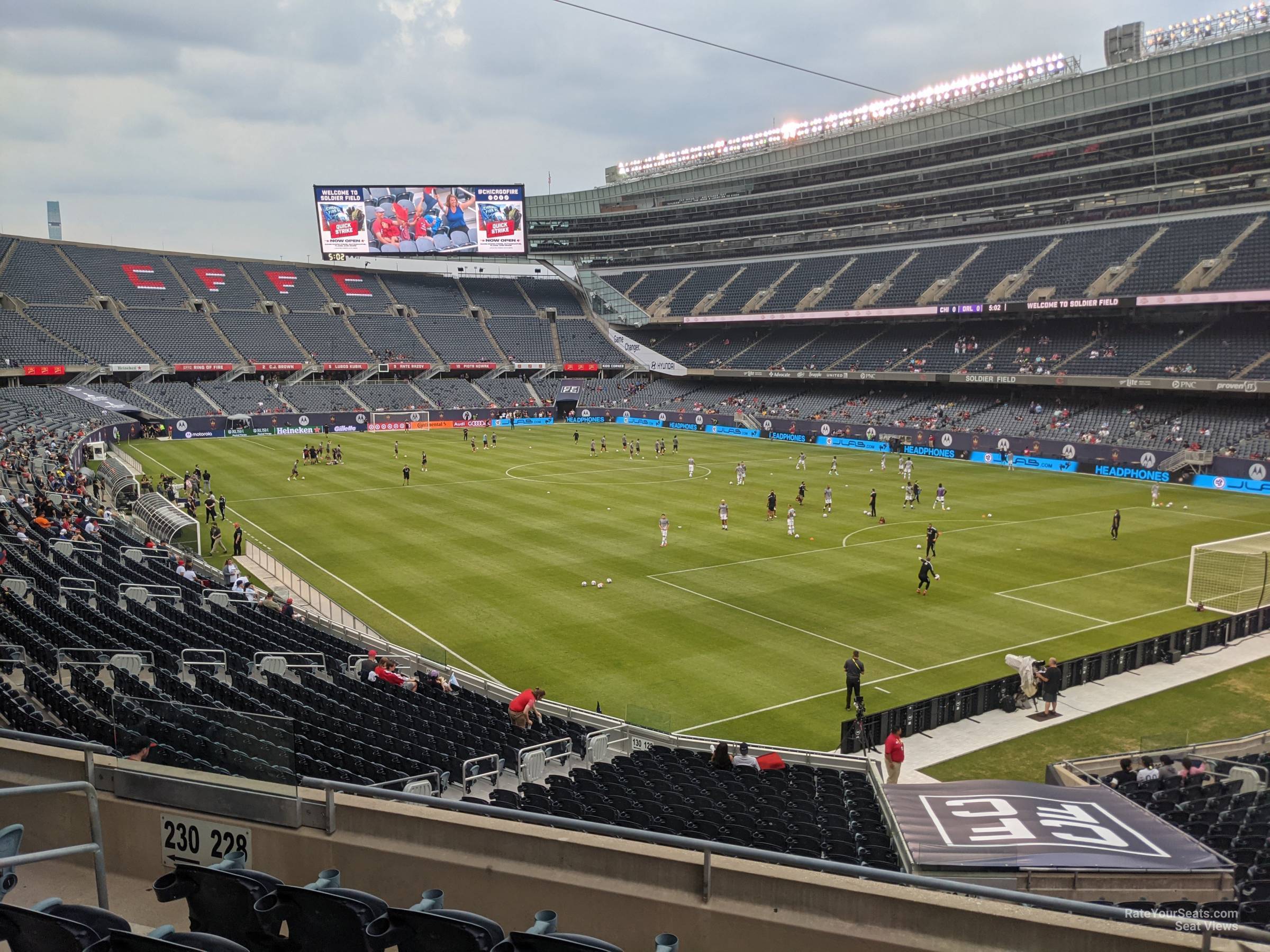 section 228, row 6 seat view  for soccer - soldier field