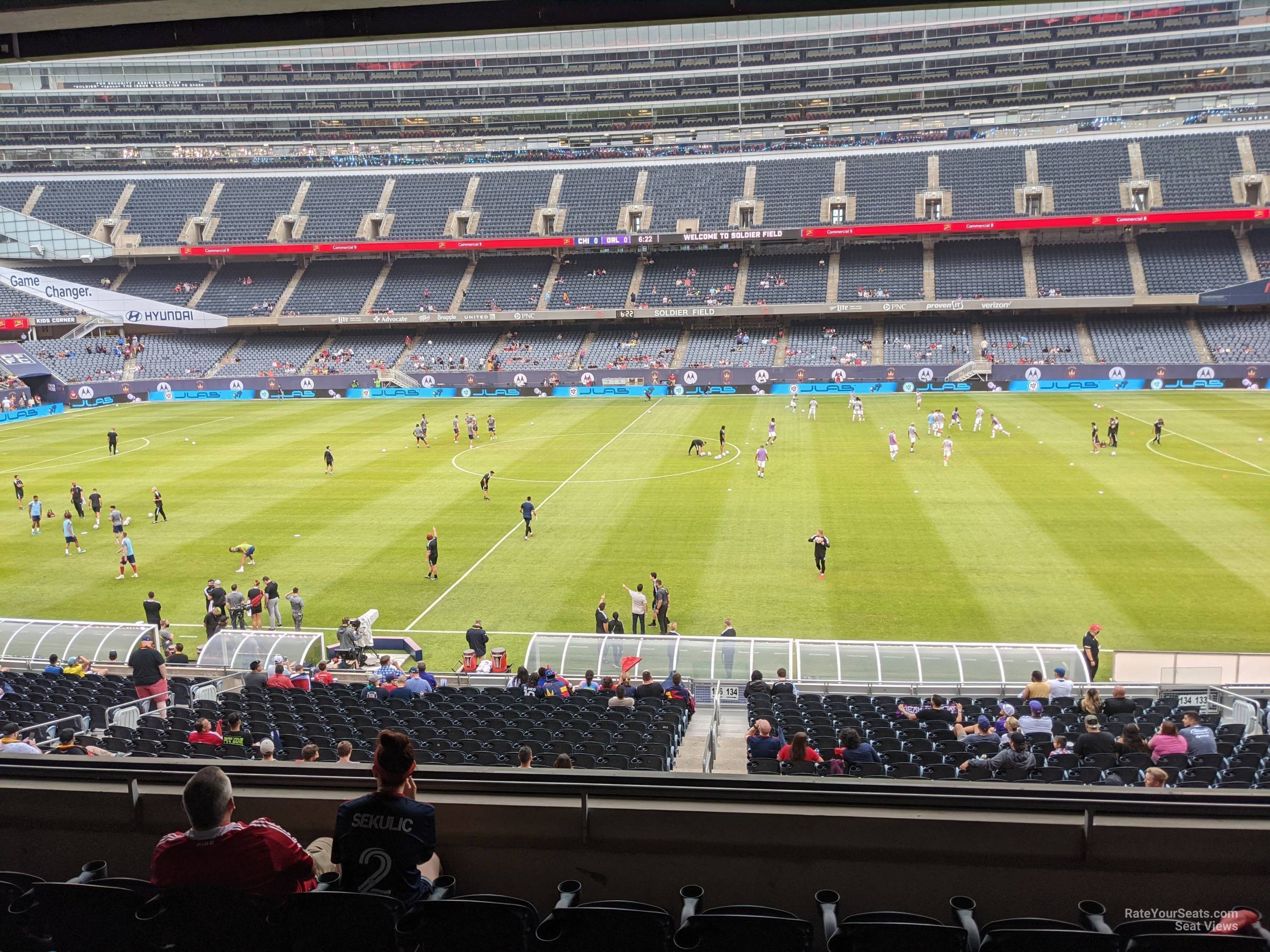 section 235, row 6 seat view  for soccer - soldier field
