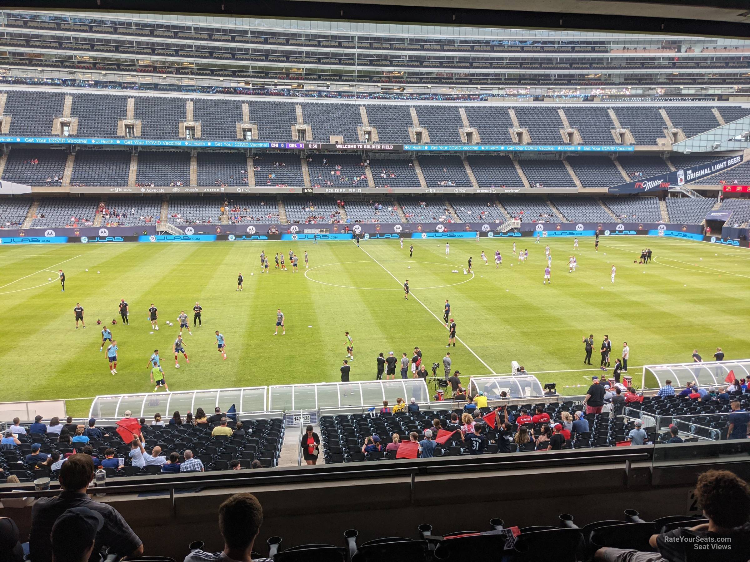 section 239, row 6 seat view  for soccer - soldier field