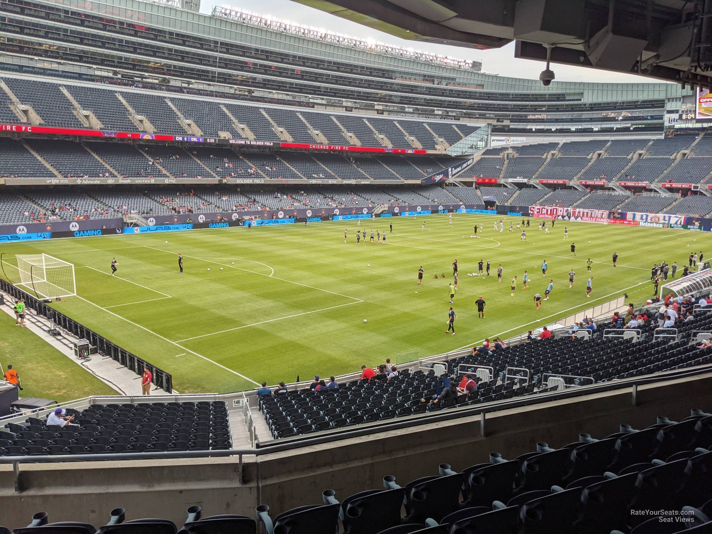 section 244, row 6 seat view  for soccer - soldier field