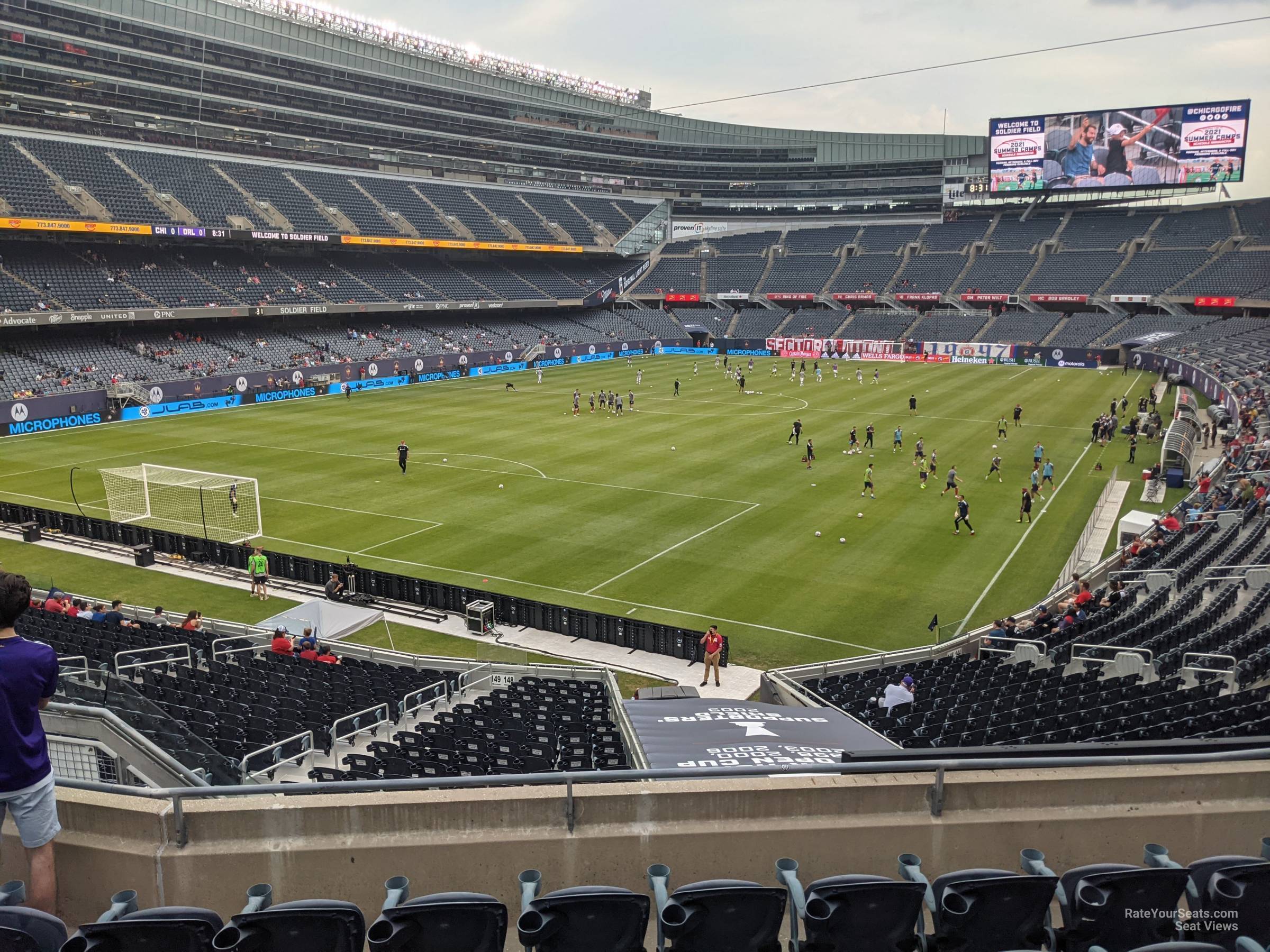 section 248, row 6 seat view  for soccer - soldier field