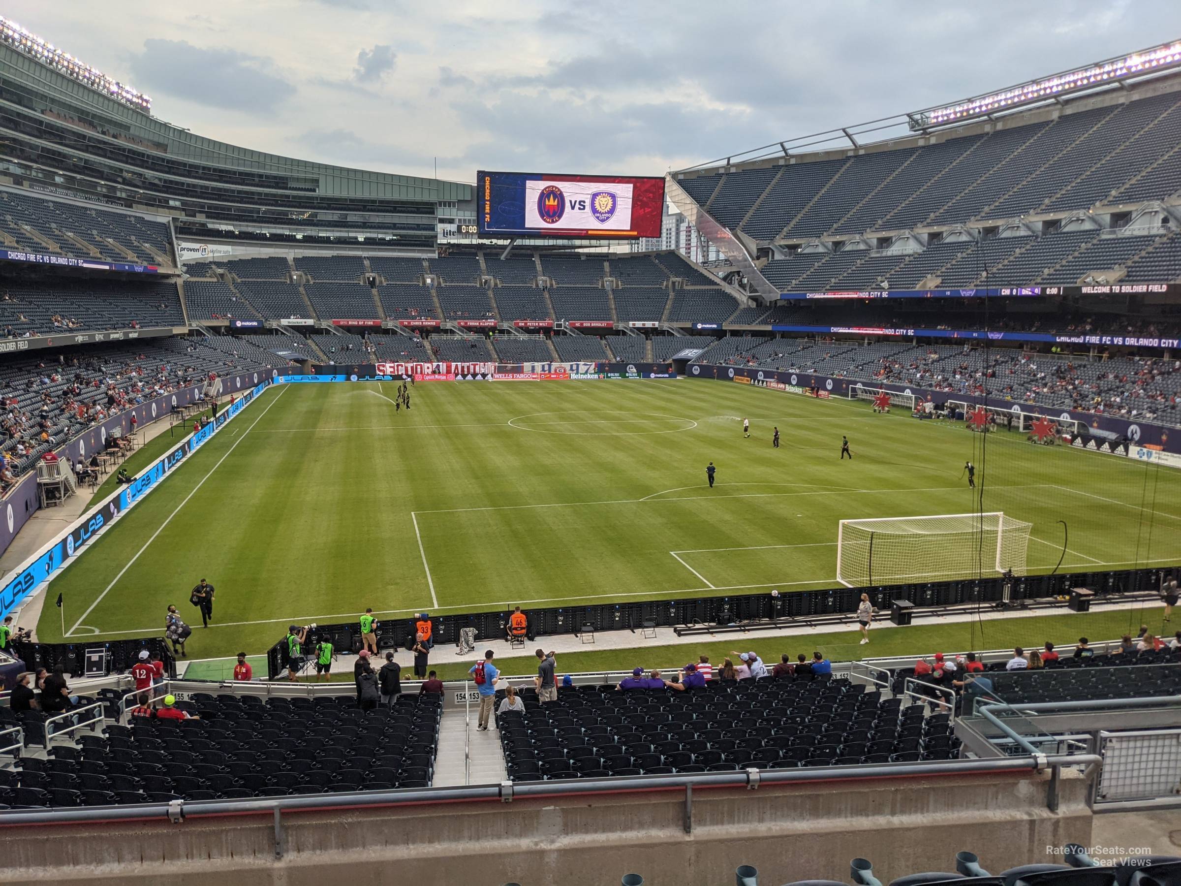 section 254, row 6 seat view  for soccer - soldier field