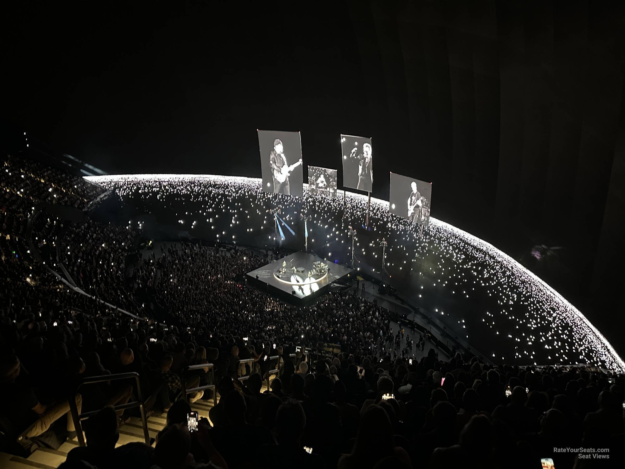 section 311, row 10 seat view  - sphere at venetian