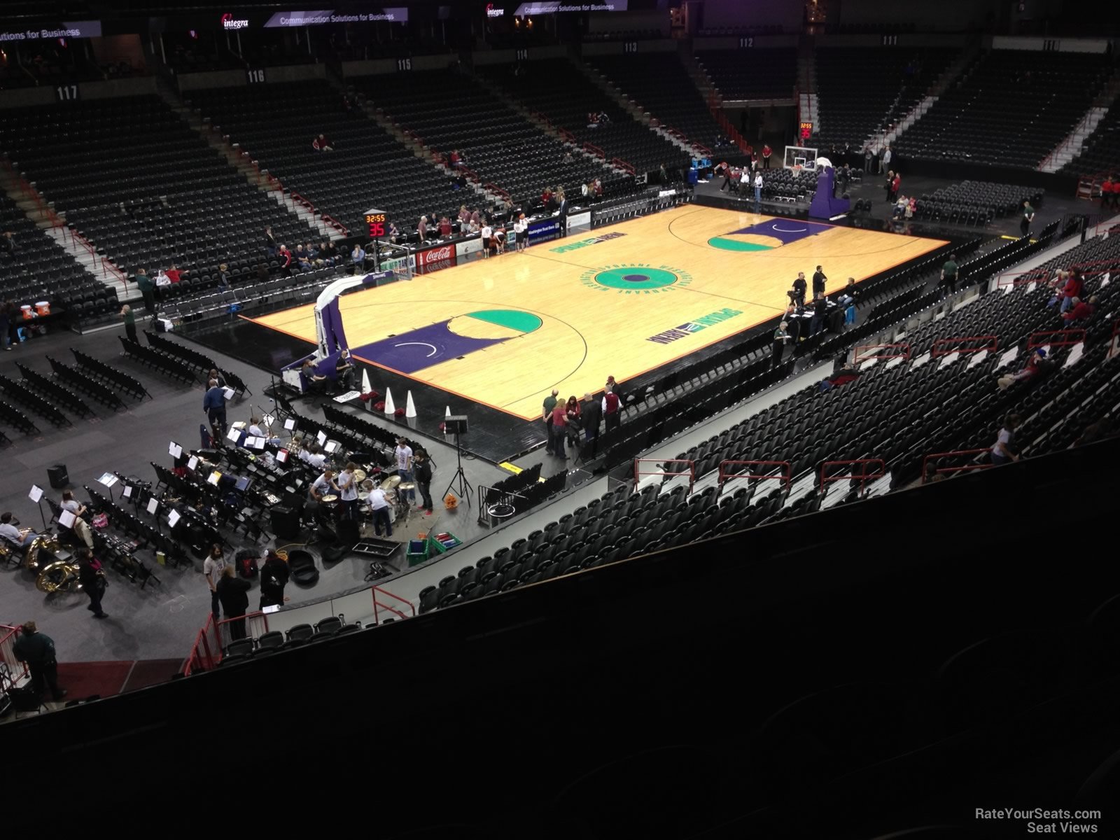 Section 201 at Spokane Arena for Basketball