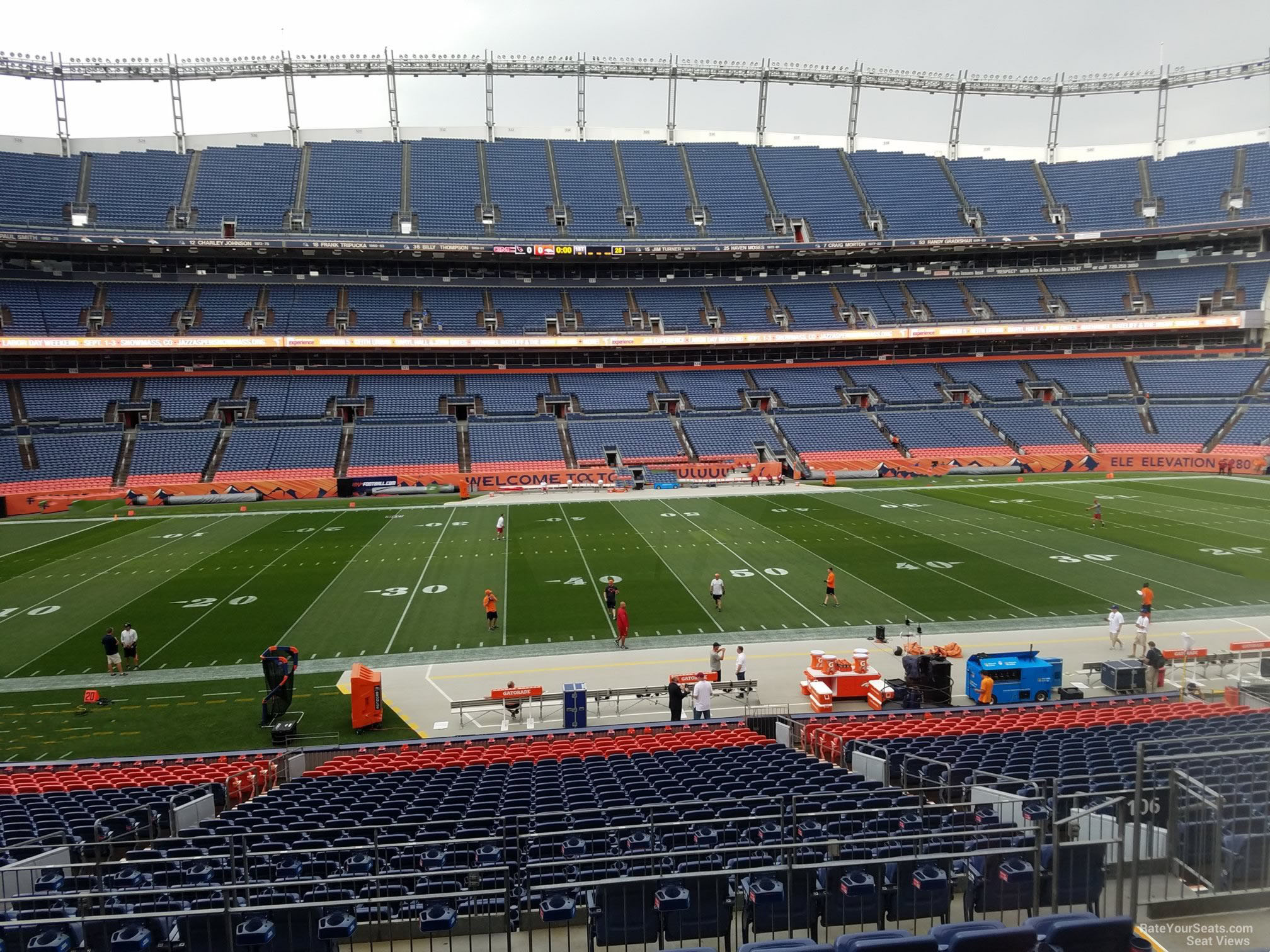 section 106, row 30 seat view  - empower field (at mile high)