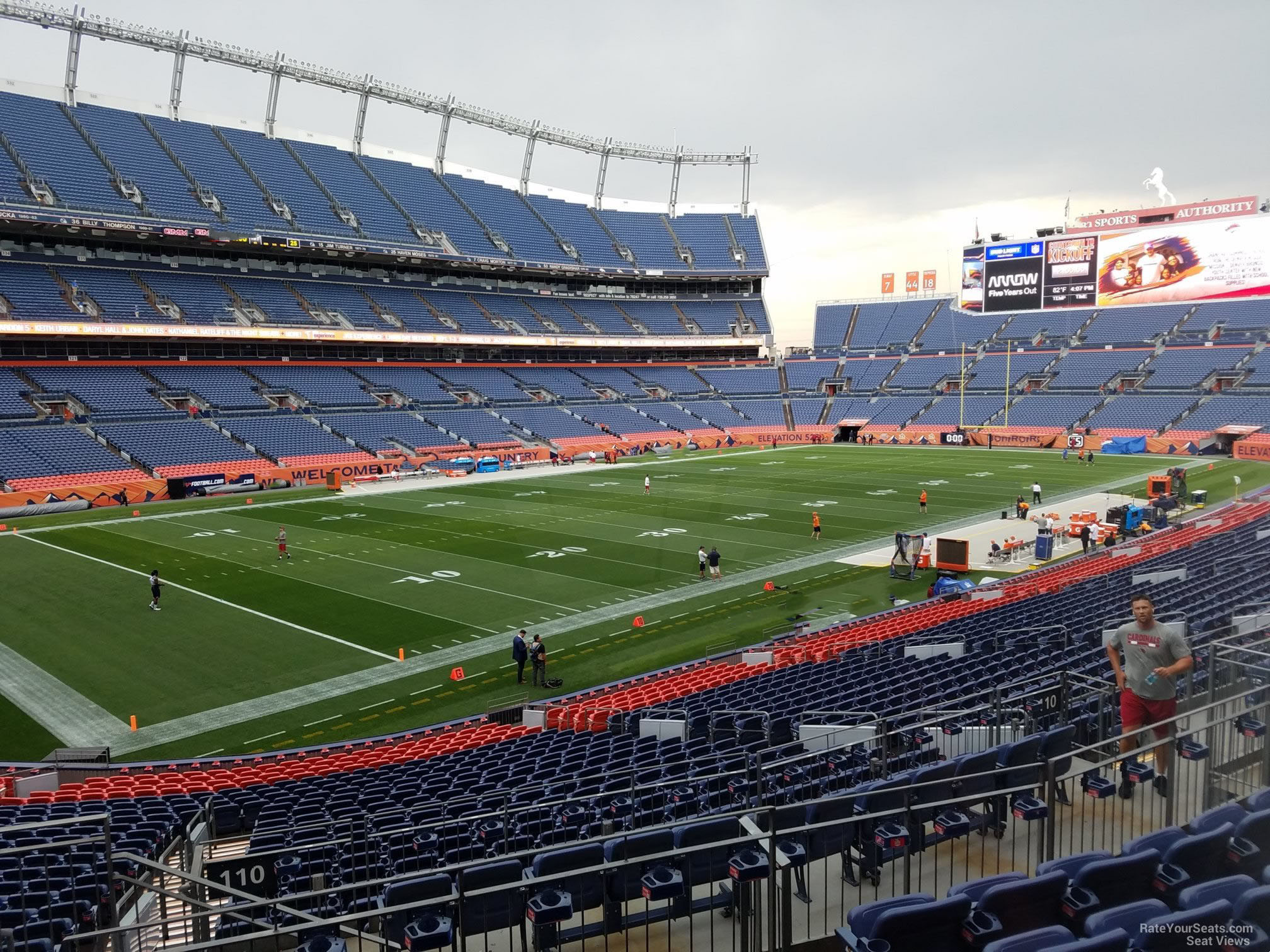 section 110, row 30 seat view  - empower field (at mile high)