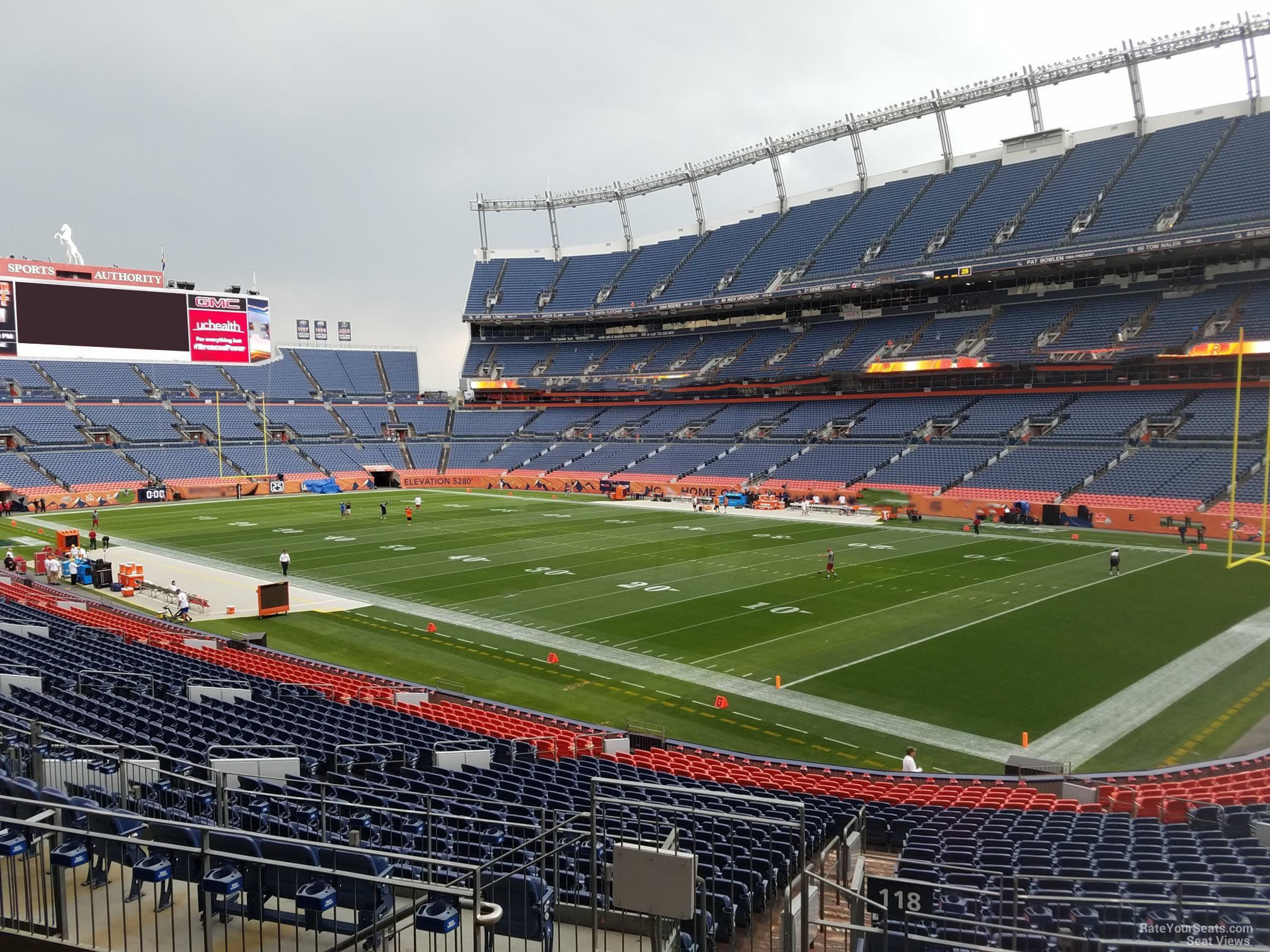 section 118, row 30 seat view  - empower field (at mile high)