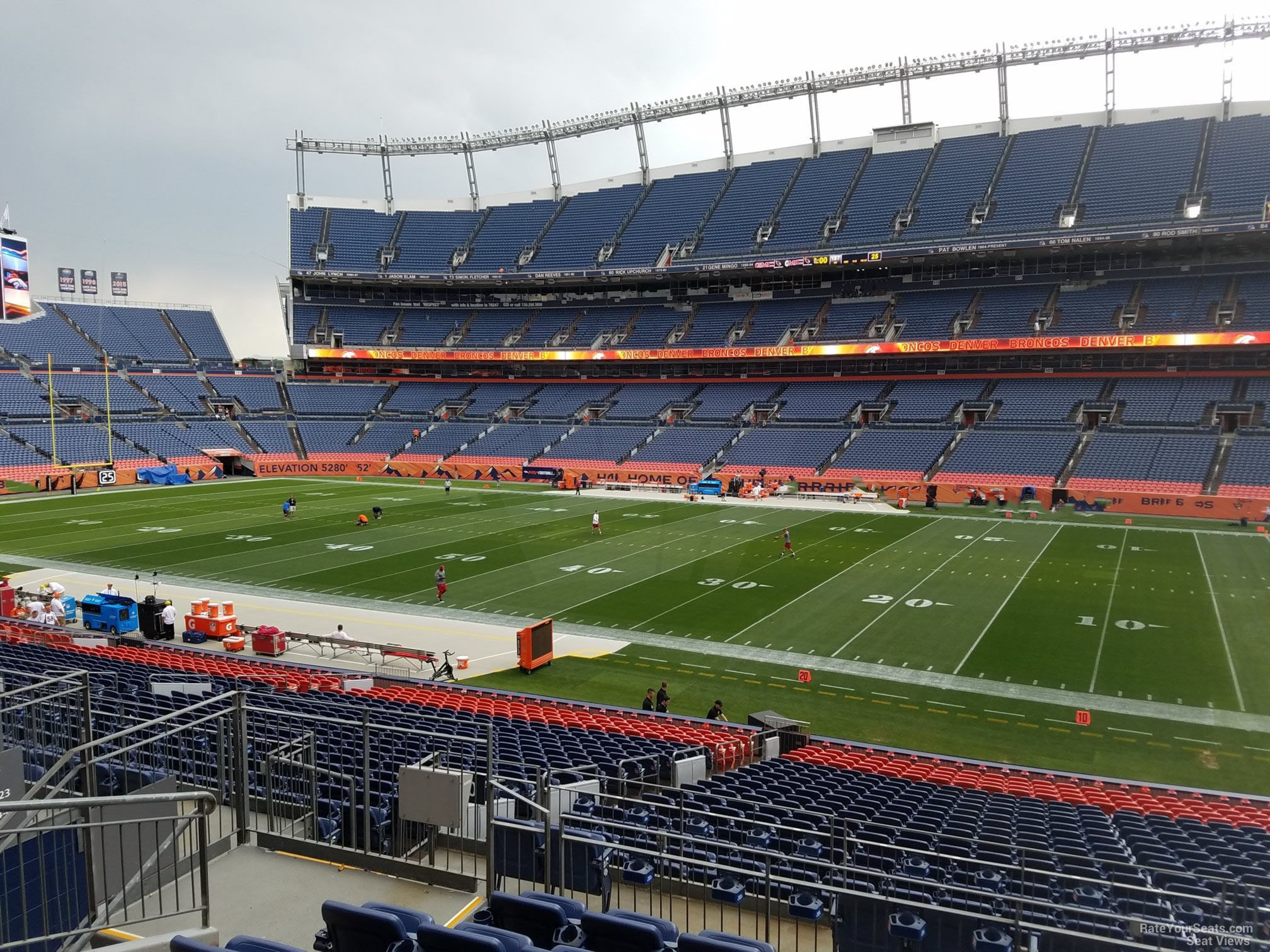 section 120, row 30 seat view  - empower field (at mile high)
