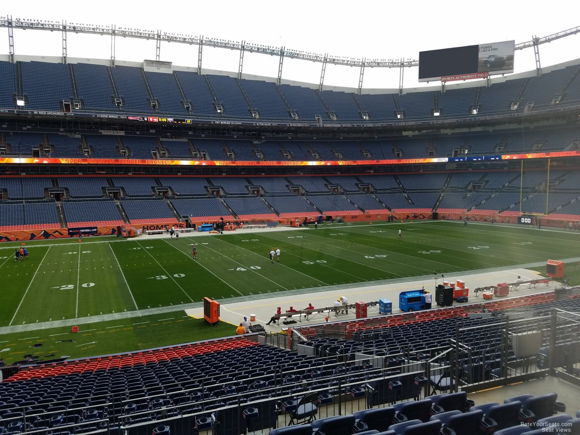 best seats for broncos game